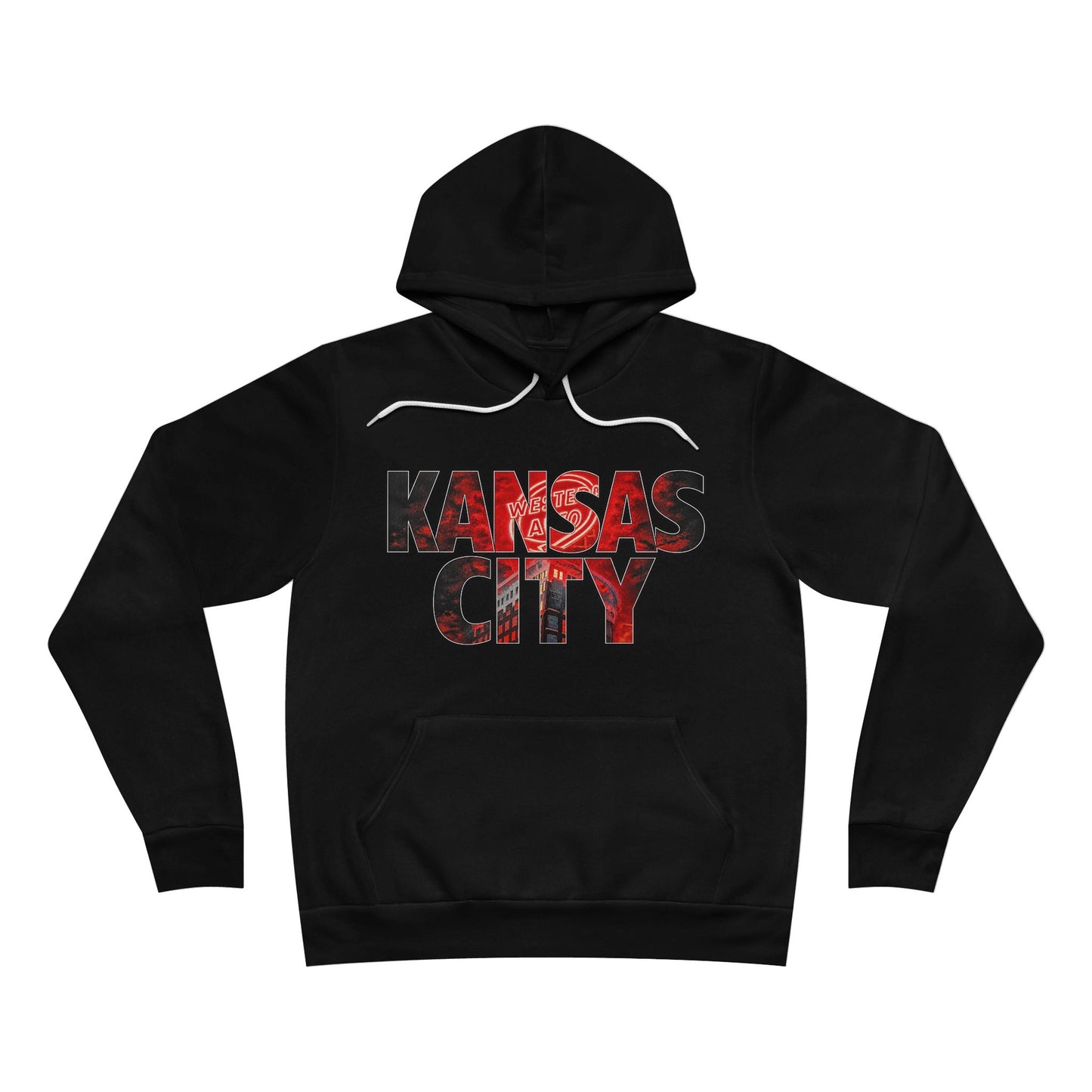 Kansas City Neon Sign Hoodie, Retro KC Sweatshirt, Football Hoodie