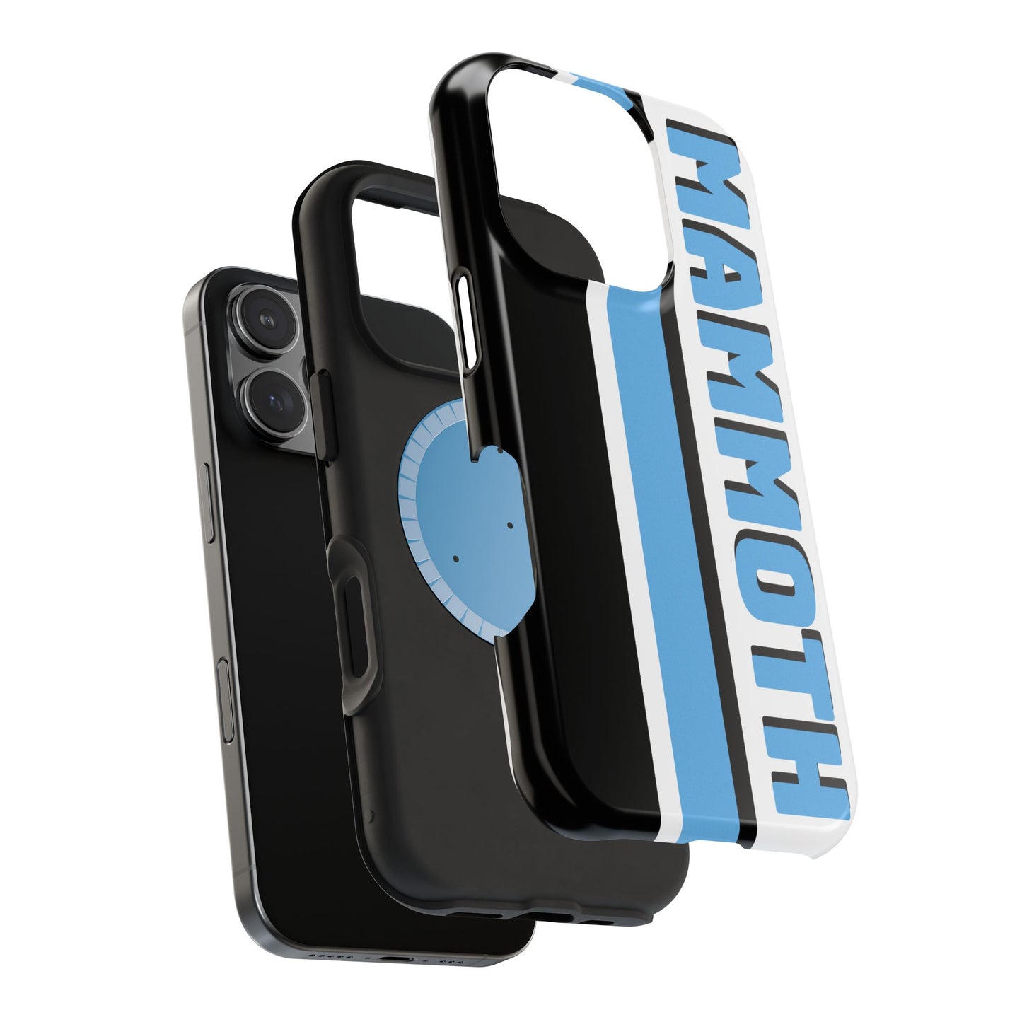 Mammoth Phone Case, Magnetic Phone Case, Retro Phone Case, Hockey Case for iPhone or Samsung, Hockey Gifts
