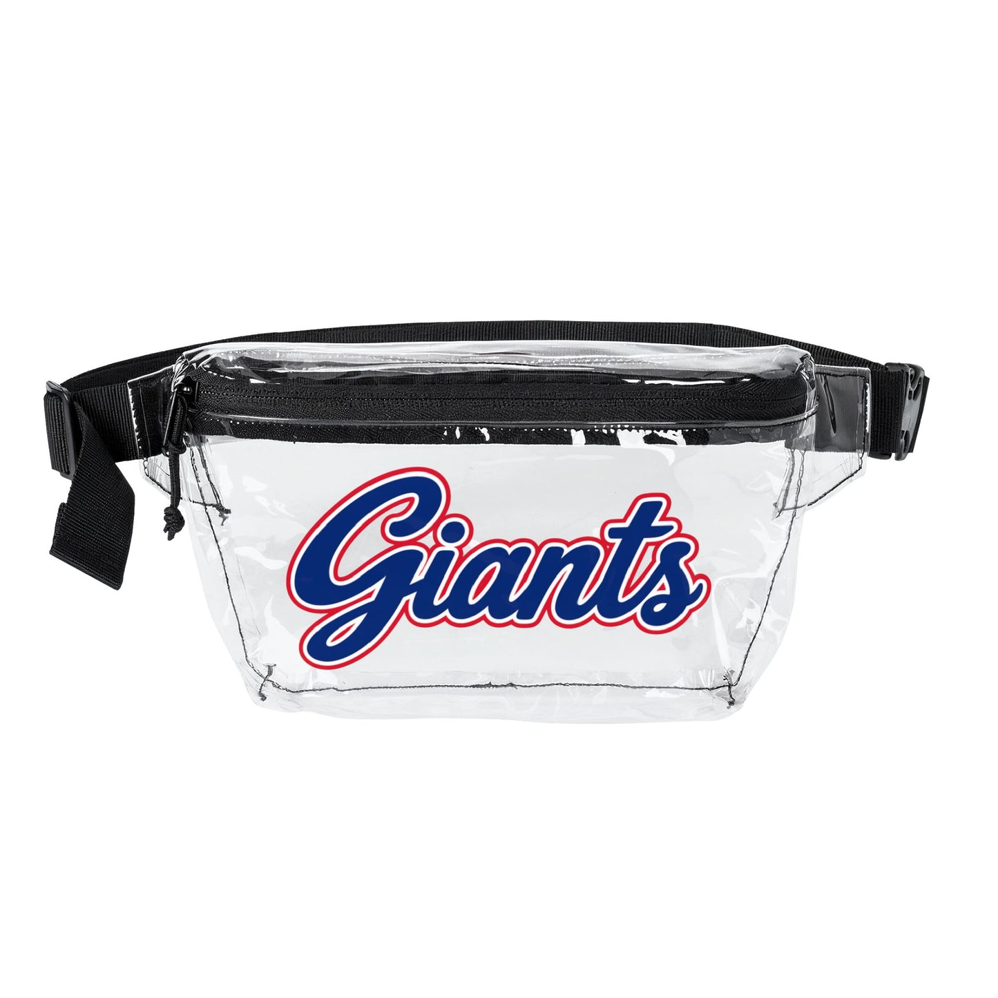 Giants Clear Stadium Bag, Football Belt Bag, Transparent Fanny Pack