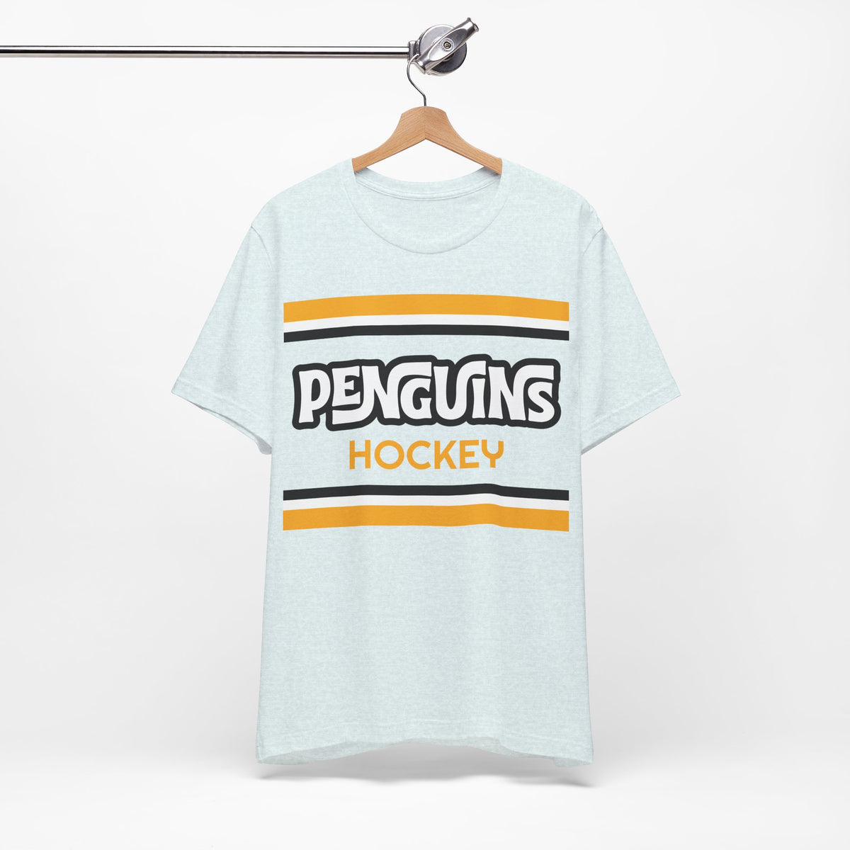 Retro Penguins Wings Shirt, Vintage Striped Penguins T-Shirt