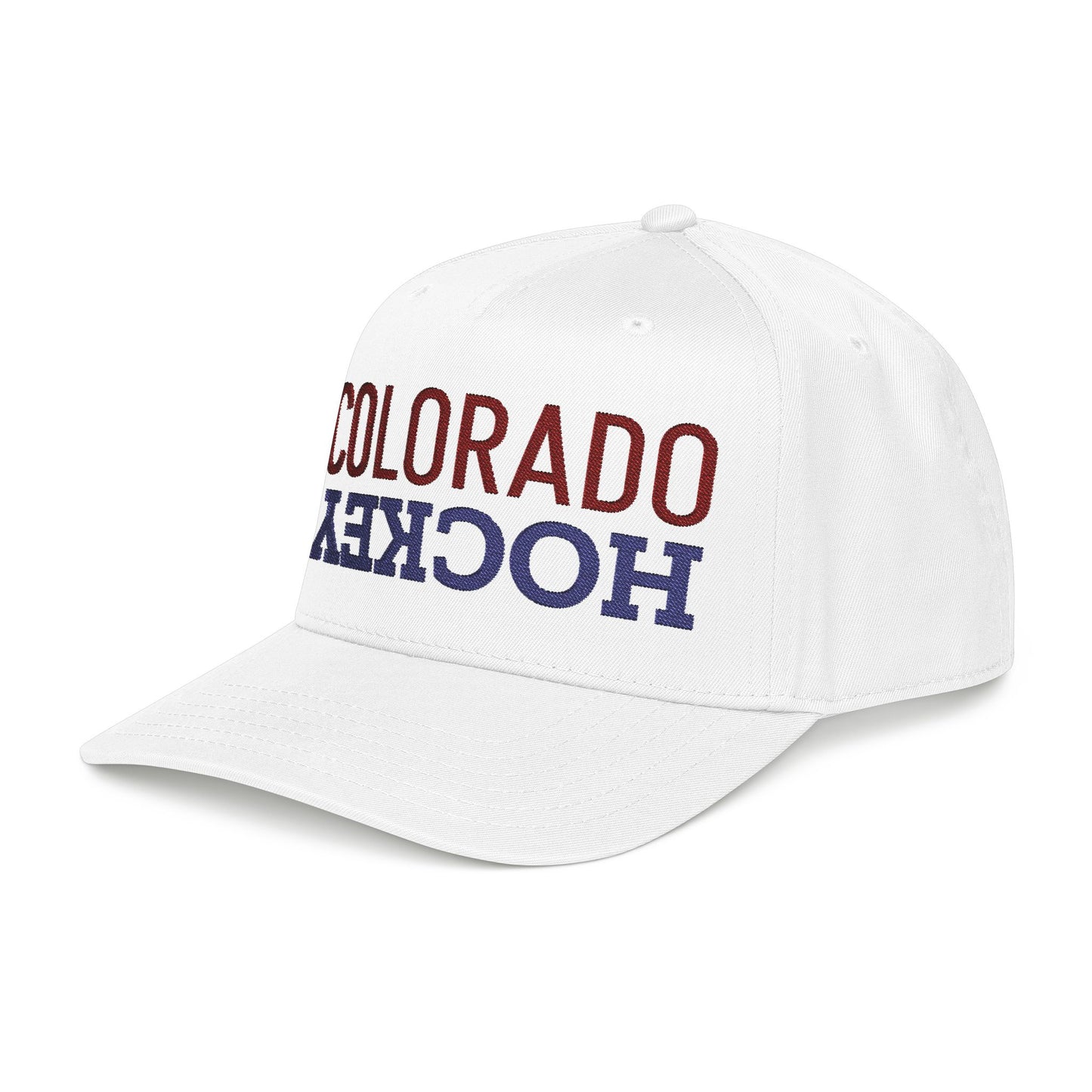 Embroidered Colorado Hockey Hat, Mid Profile Hockey Cap, Sports Gifts
