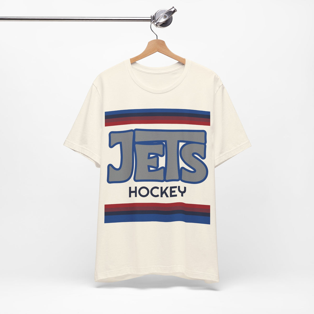 Retro Jets Shirt, Vintage Striped Jets Hockey T-Shirt