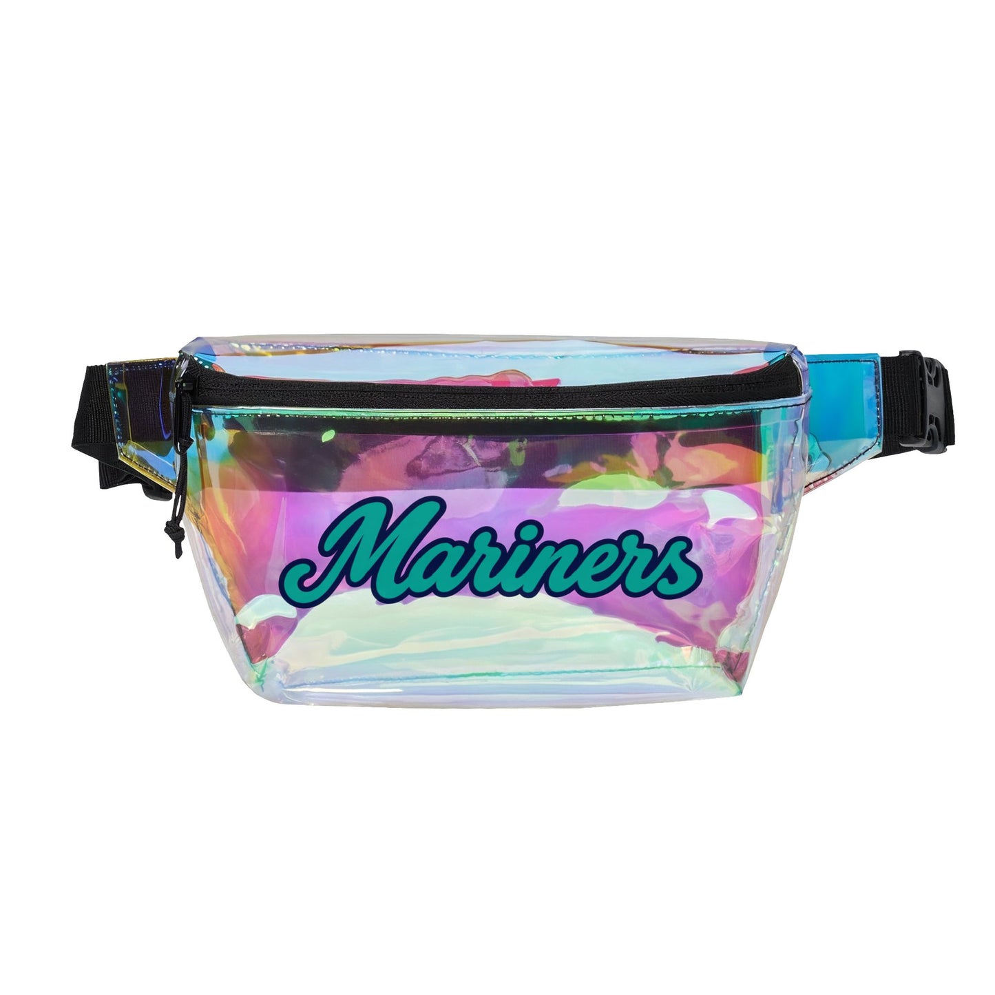 Mariners Clear Stadium Bag, Baseball Belt Bag, Transparent Fanny Pack