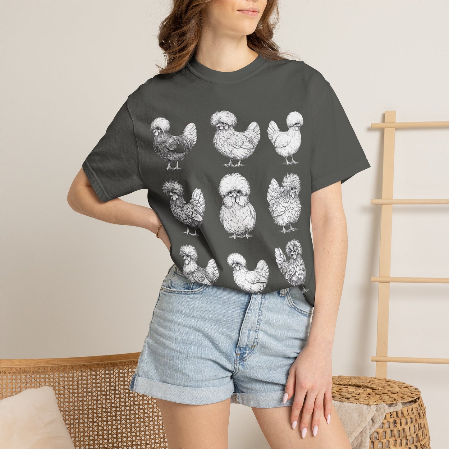 Polish Chicken T-Shirt: Bird Tee, Farm Animal Shirt