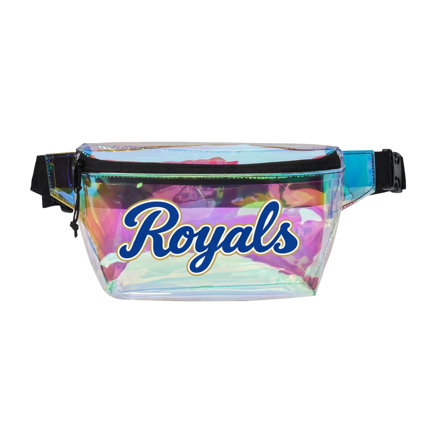 Royals Clear Stadium Bag, Baseball Belt Bag, Transparent Fanny Pack