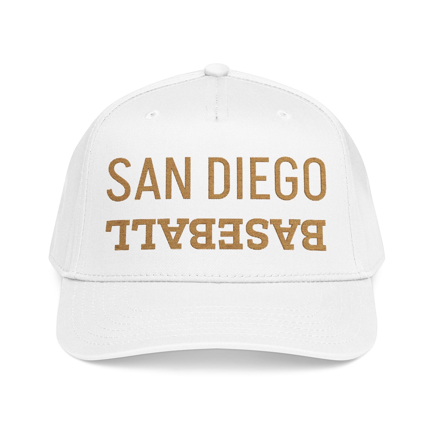 Embroidered San Diego Baseball Hat, Mid Profile Baseball Cap, Los Angeles Baseball Gifts