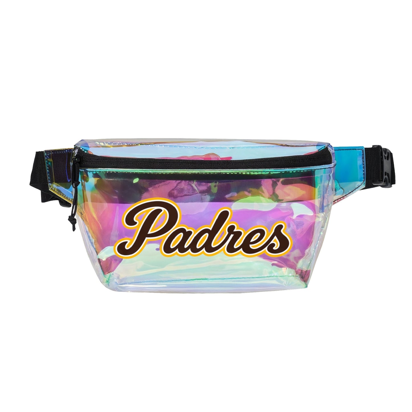 Padres Clear Stadium Bag, Baseball Belt Bag, Transparent Fanny Pack