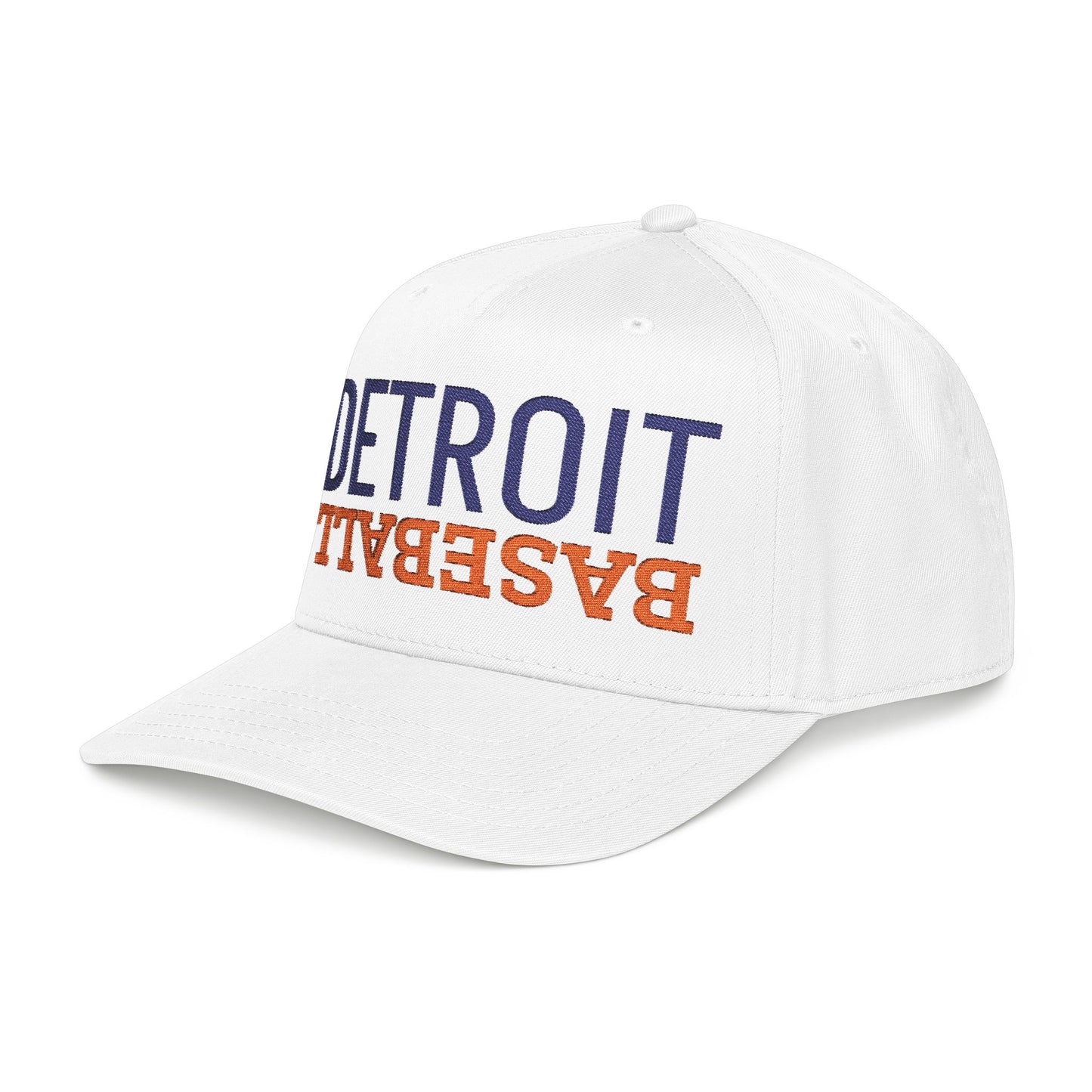 Embroidered Detroit Baseball Hat, Mid Profile Baseball Cap, Sports Gifts