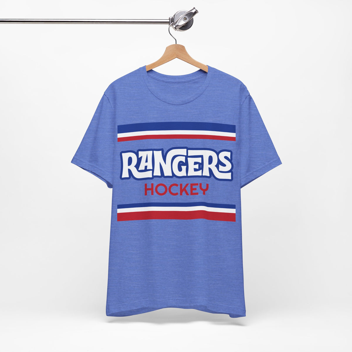 Retro Rangers Shirt, Vintage Striped Rangers Hockey T-Shirt