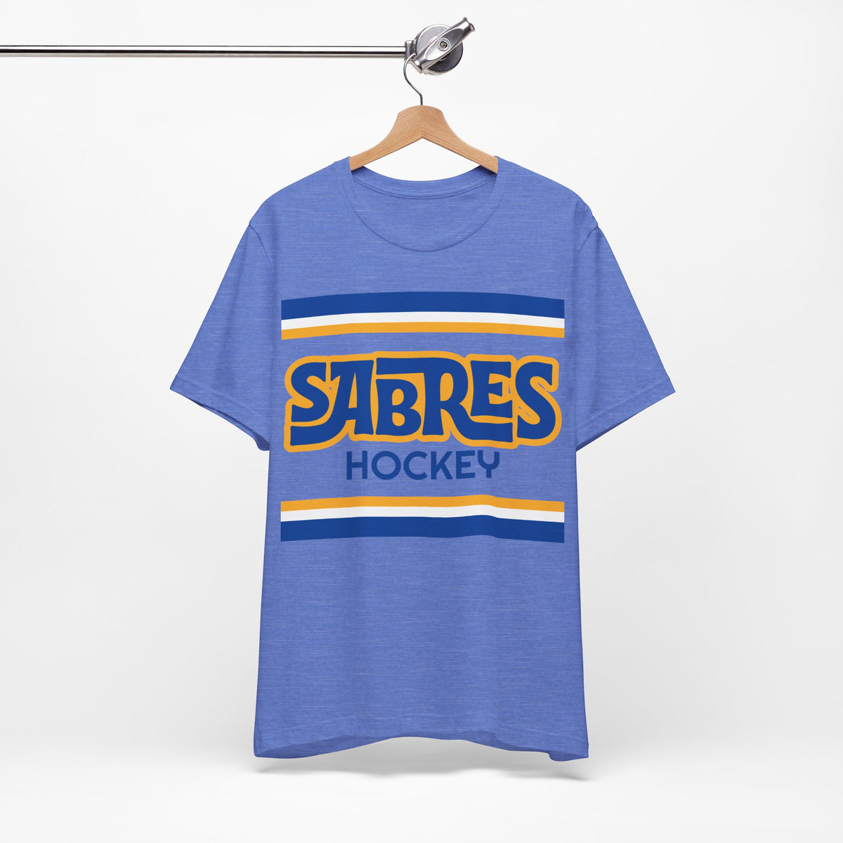 Retro Sabres Shirt, Vintage Striped Sabres Hockey T-Shirt