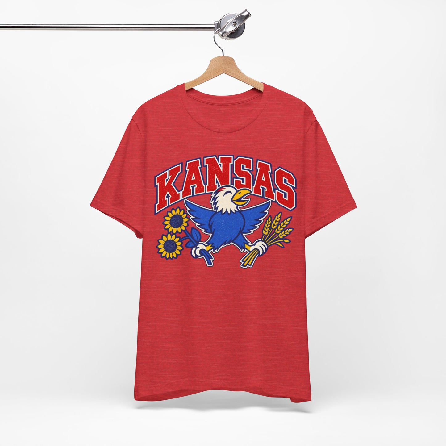 Vintage Kansas T-Shirt, Sunflower Shirt, Pop Art Graphic Tee, Sports Gifts
