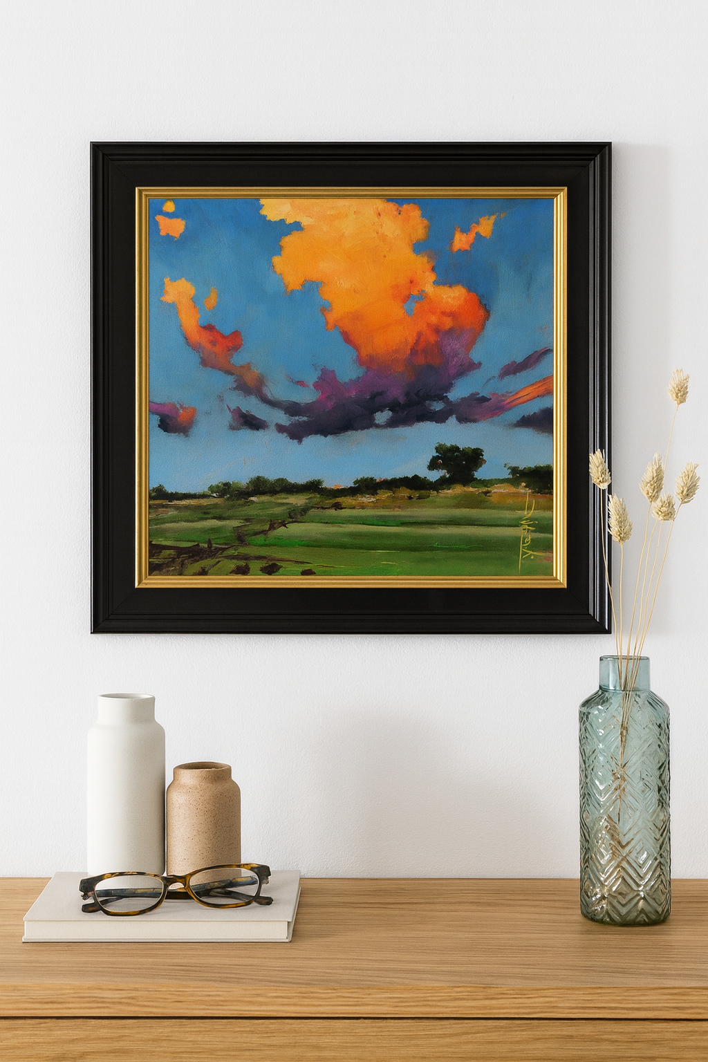 Colorful Cloud Landscape Giclée Print: Museum Quality Wall Art by J. Nunn
