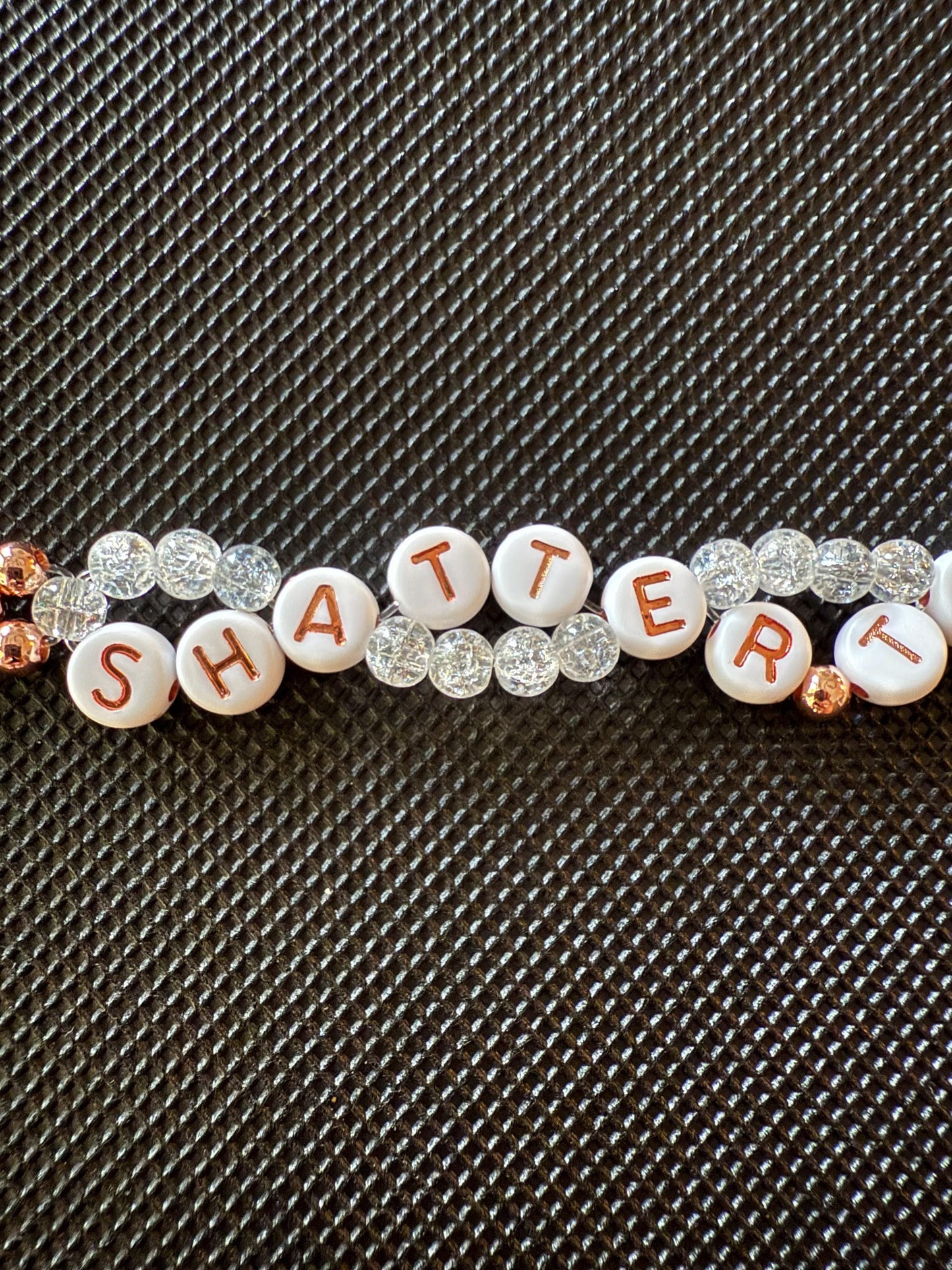 Shatter the Ceiling Bracelet – Double Layer Feminist Beaded Bracelet, Handmade Women’s Empowerment Jewelry