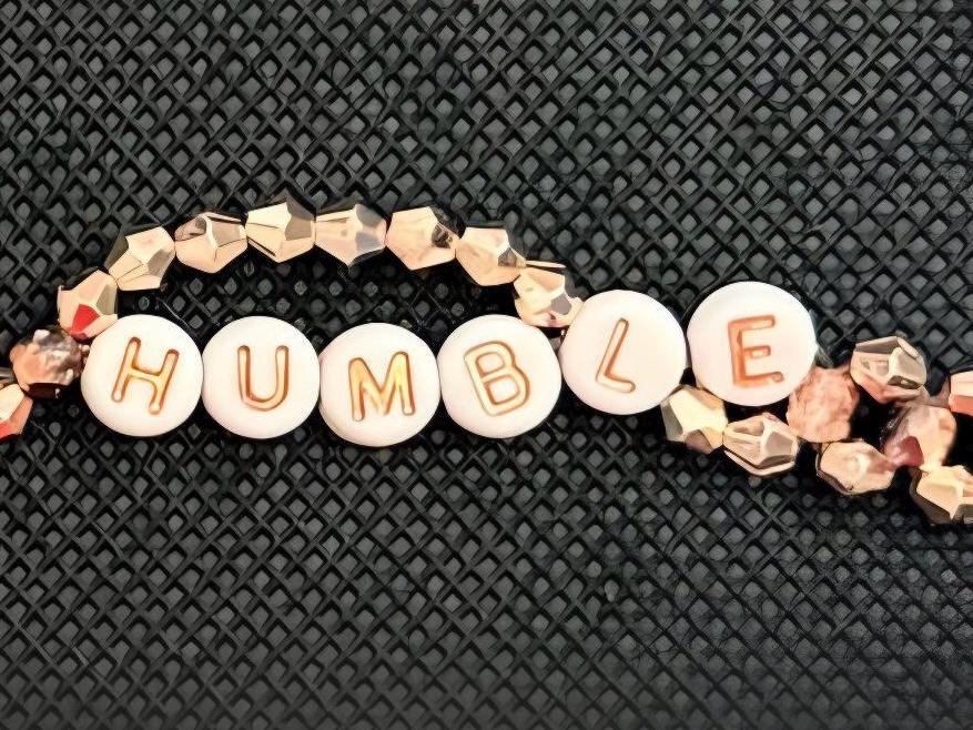 Not Aspiring to Be Humble Bracelet – Double Layer Affirmation Jewelry, Rose Gold, Gold or Silver Beaded Bracelet, Handmade Gift