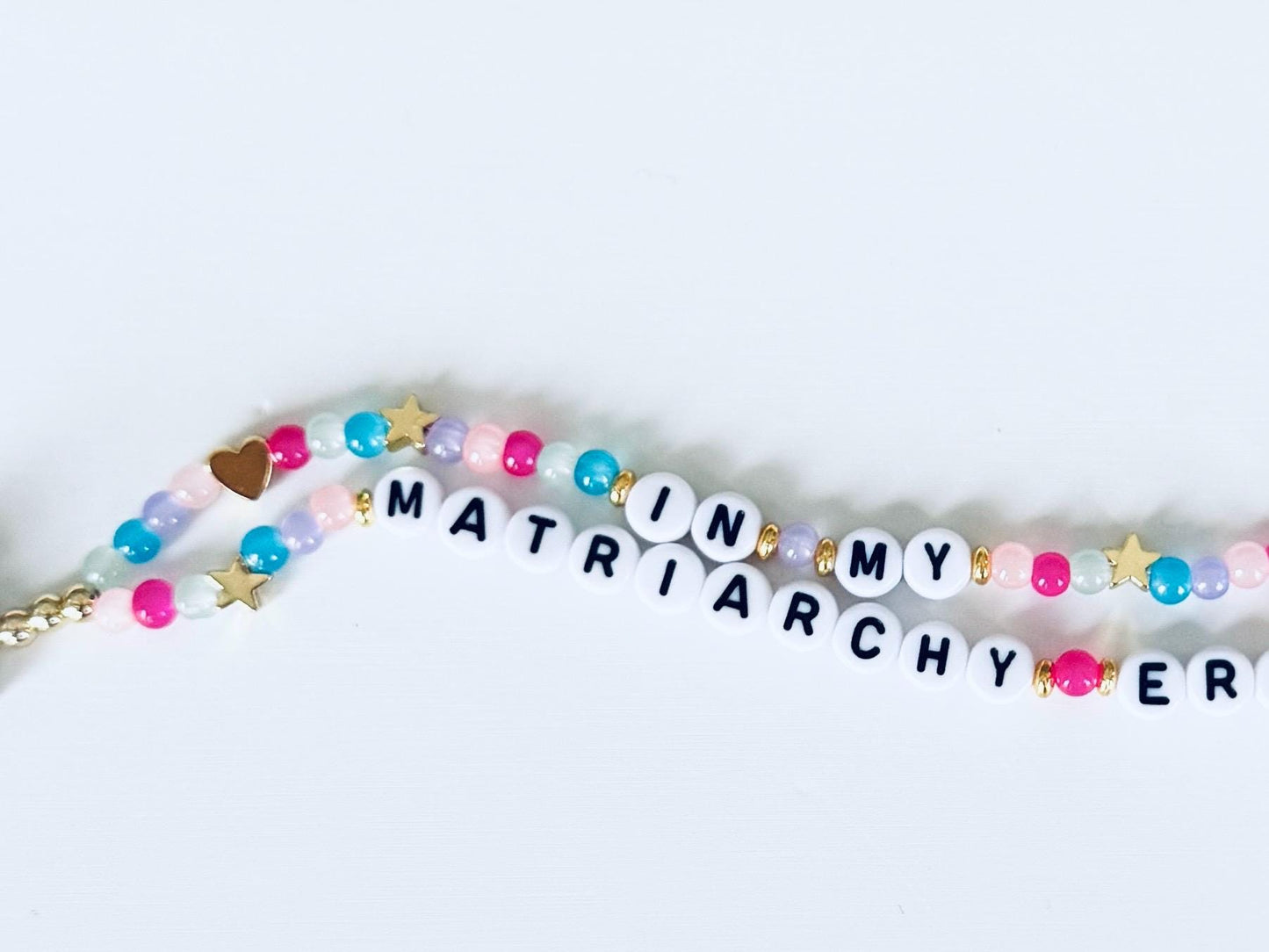 In My Matriarchy Era Bracelet – Double-Layer Handmade Beaded Bracelet, Feminine Energy and Positive Vibes Jewelry