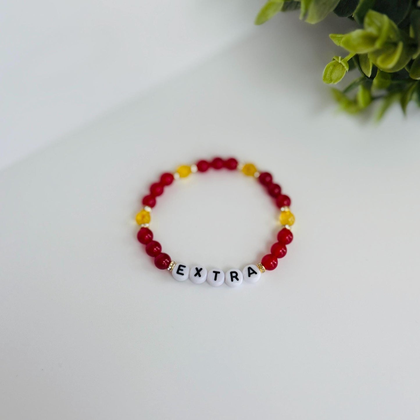 EXTRA Bracelet – Carnelian & Citrine Beaded Bracelet for Energy, Confidence & Fire, Gold Accents
