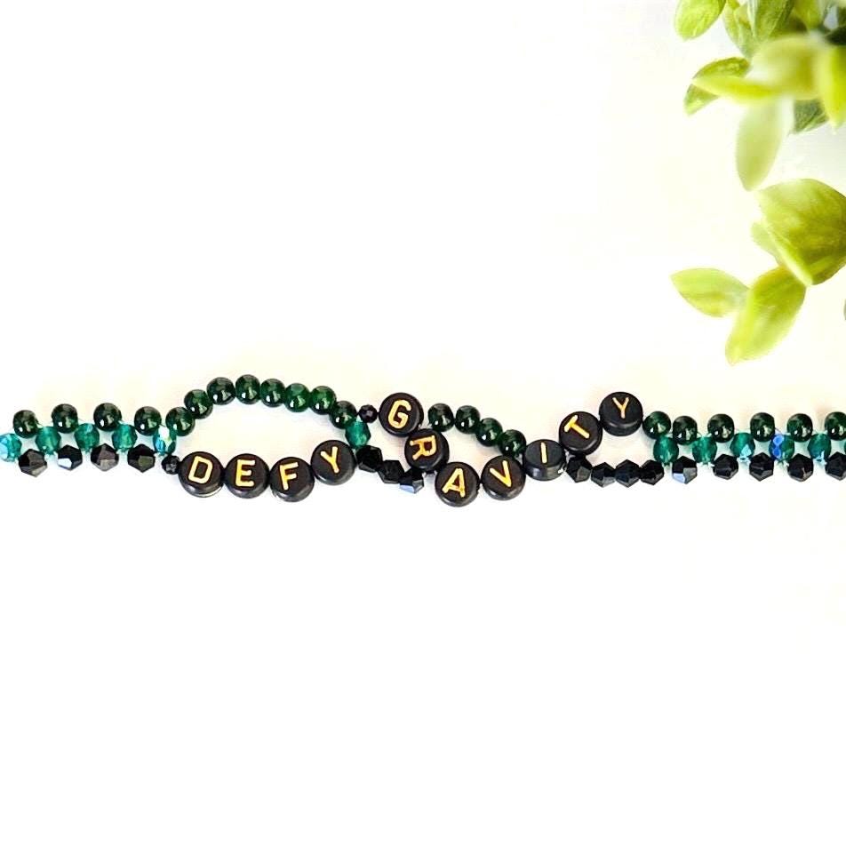 Defy Gravity Bracelet with Optional Witch Hat Charm