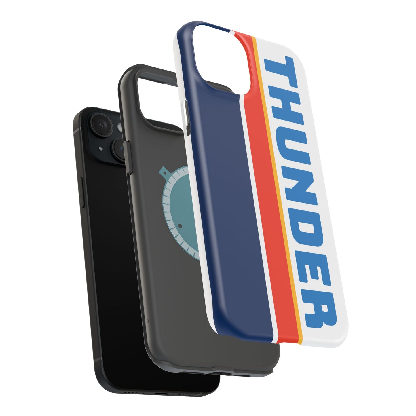 Thunder Phone Case, Magnetic Phone Case, Retro Phone Case, Basketball Gifts