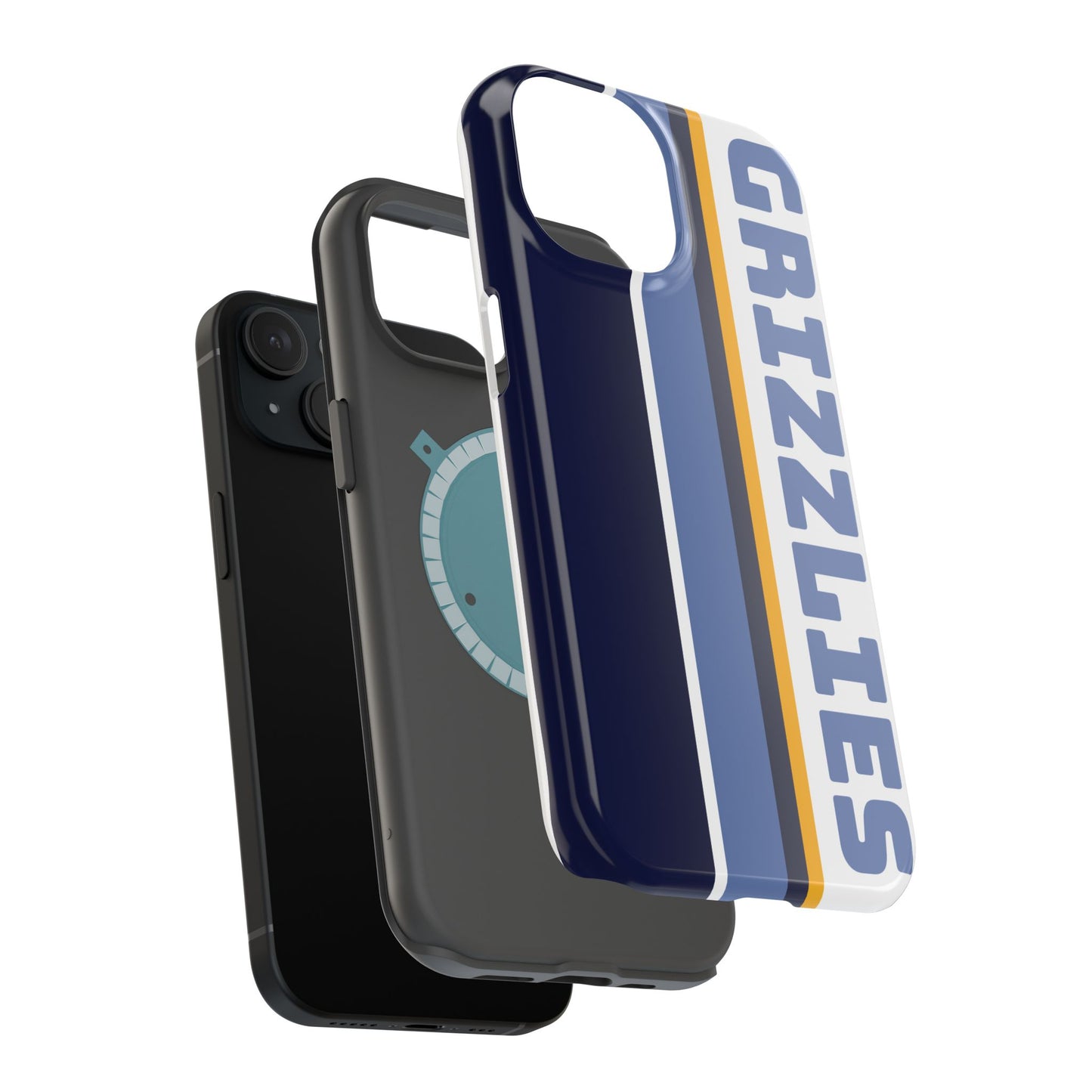 Grizzlies Phone Case, Magnetic Phone Case, Retro Phone Case