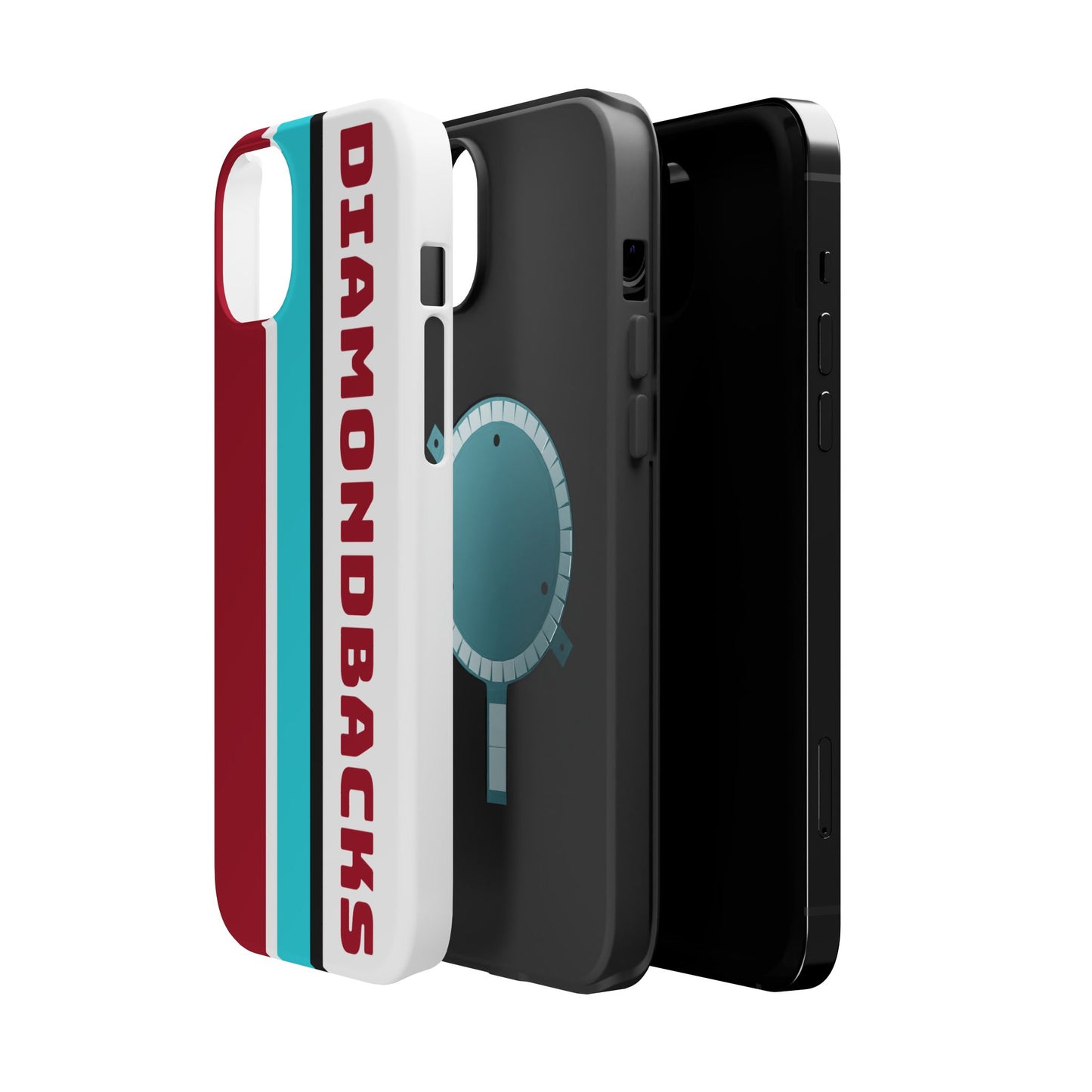 Diamondbacks Phone Case, Magnetic Phone Case, Retro Phone Case, Baseball Case for iPhone or Samsung