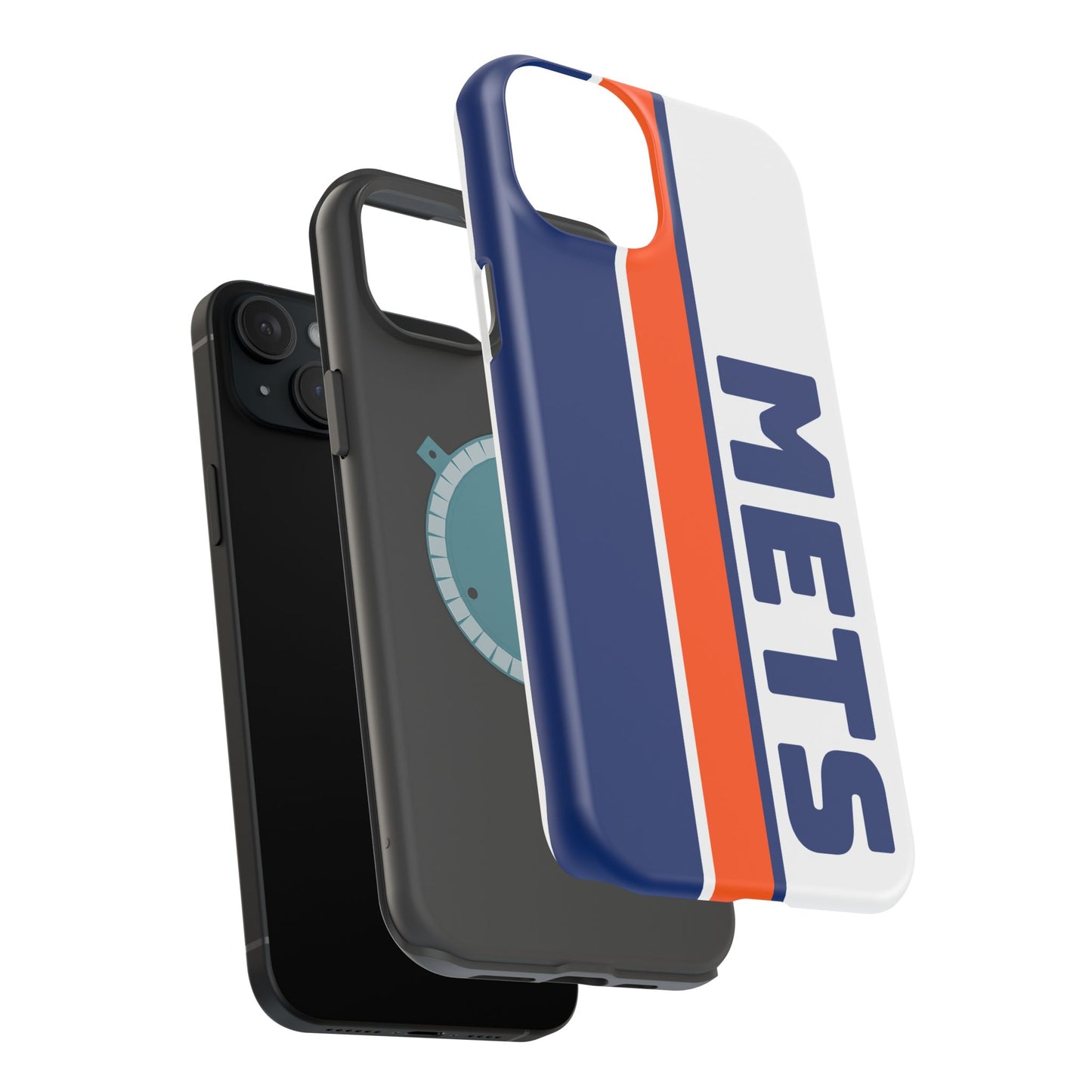 Mets Phone Case, Magnetic Phone Case, Retro Phone Case, Baseball Case for iPhone or Samsung