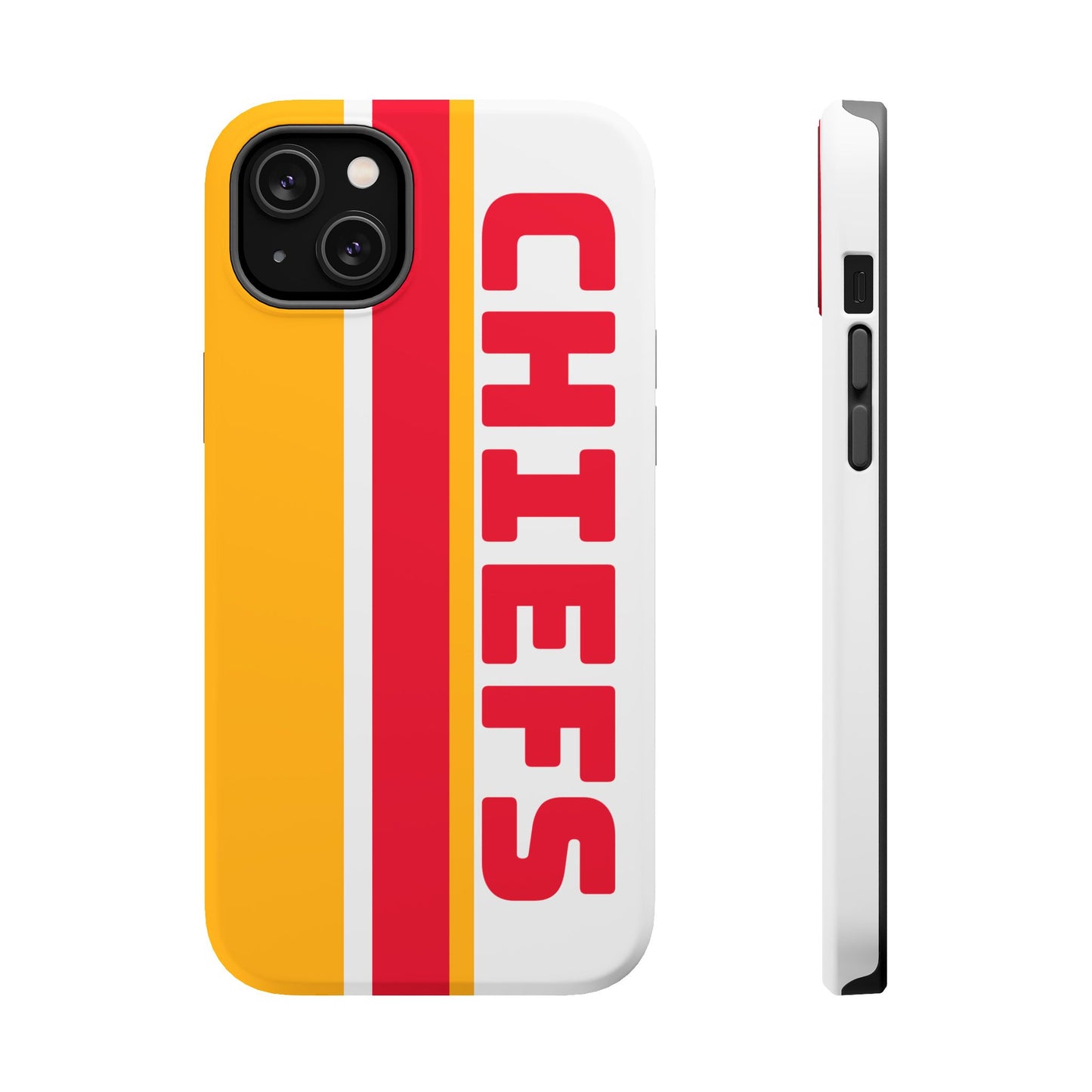 Chiefs Phone Case, Magnetic Phone Case, Retro Phone Case, Baseball Case for iPhone or Samsung, Chiefs Football Gifts