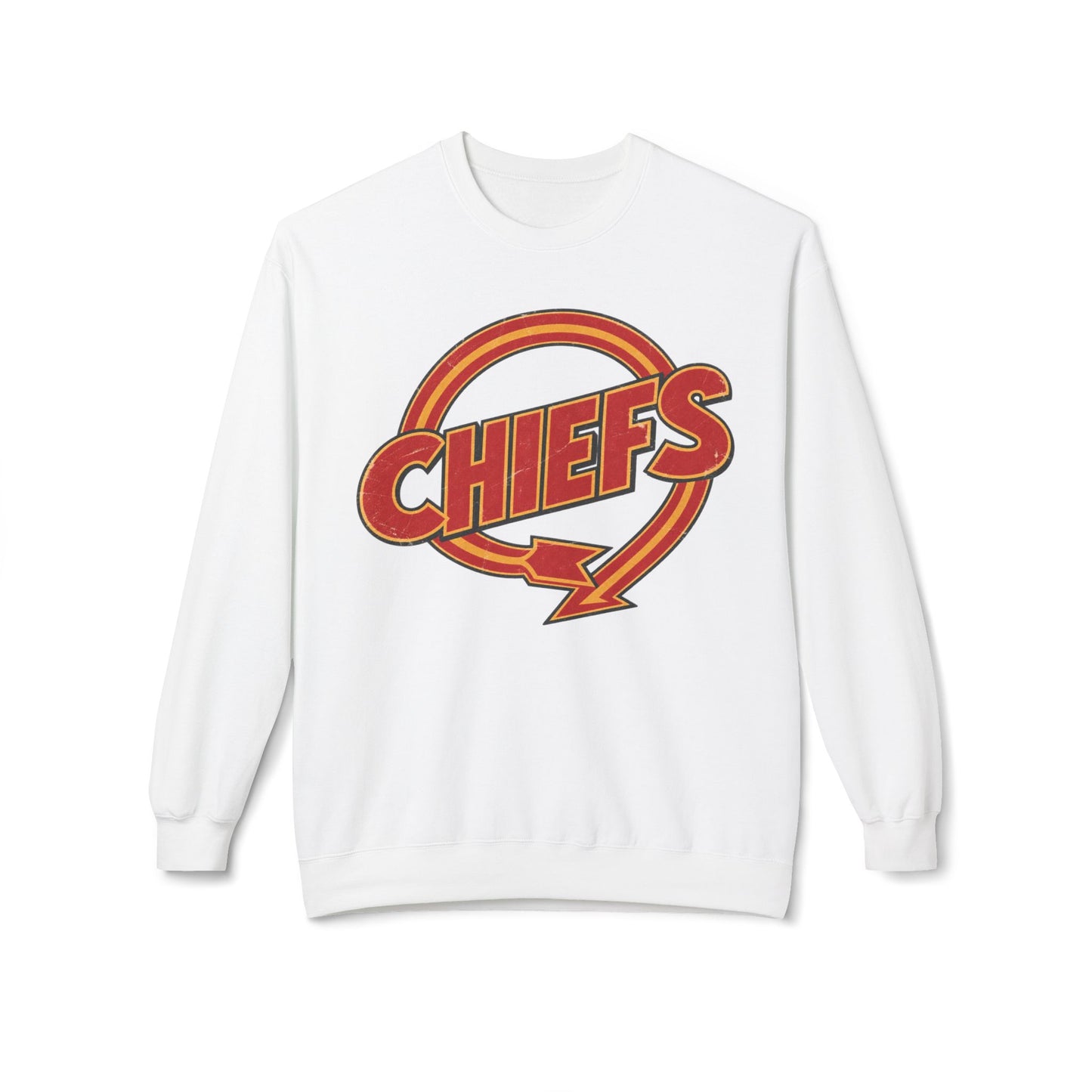 Vintage Chiefs Sweatshirt, Football Gifts, Red Chiefs Shirt