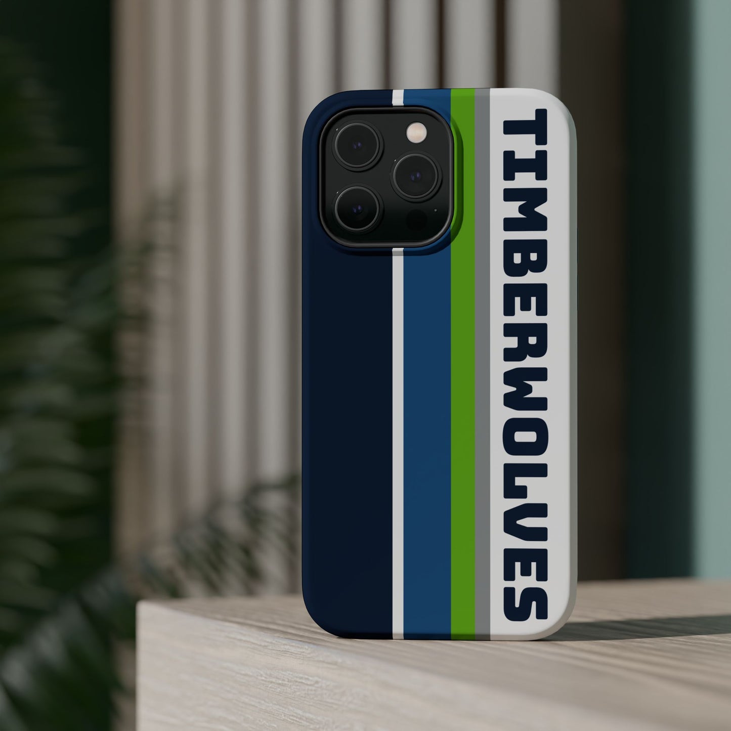Timberwolves Phone Case, Magnetic Phone Case, Retro Phone Case, Basketball Gifts
