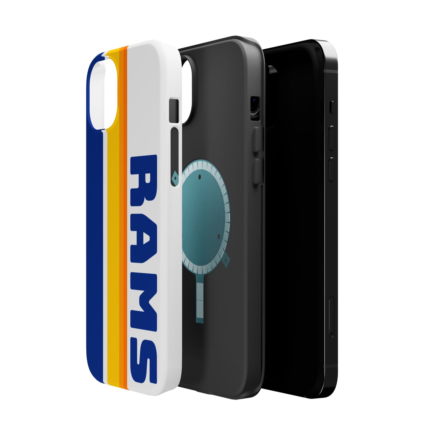 Rams Phone Case, Magnetic Phone Case, Retro Phone Case, Football Case for iPhone or Samsung