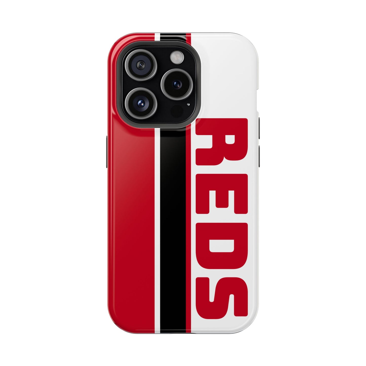 Reds Phone Case, Magnetic Phone Case, Retro Phone Case, Baseball Case for iPhone or Samsung, Reds Baseball Case