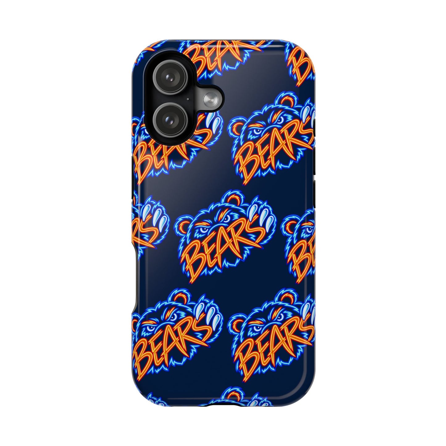 Neon Bears Phone Case, Magnetic Phone Case, Retro Phone Case, Matte/Glossy Phone Case, Football Gifts