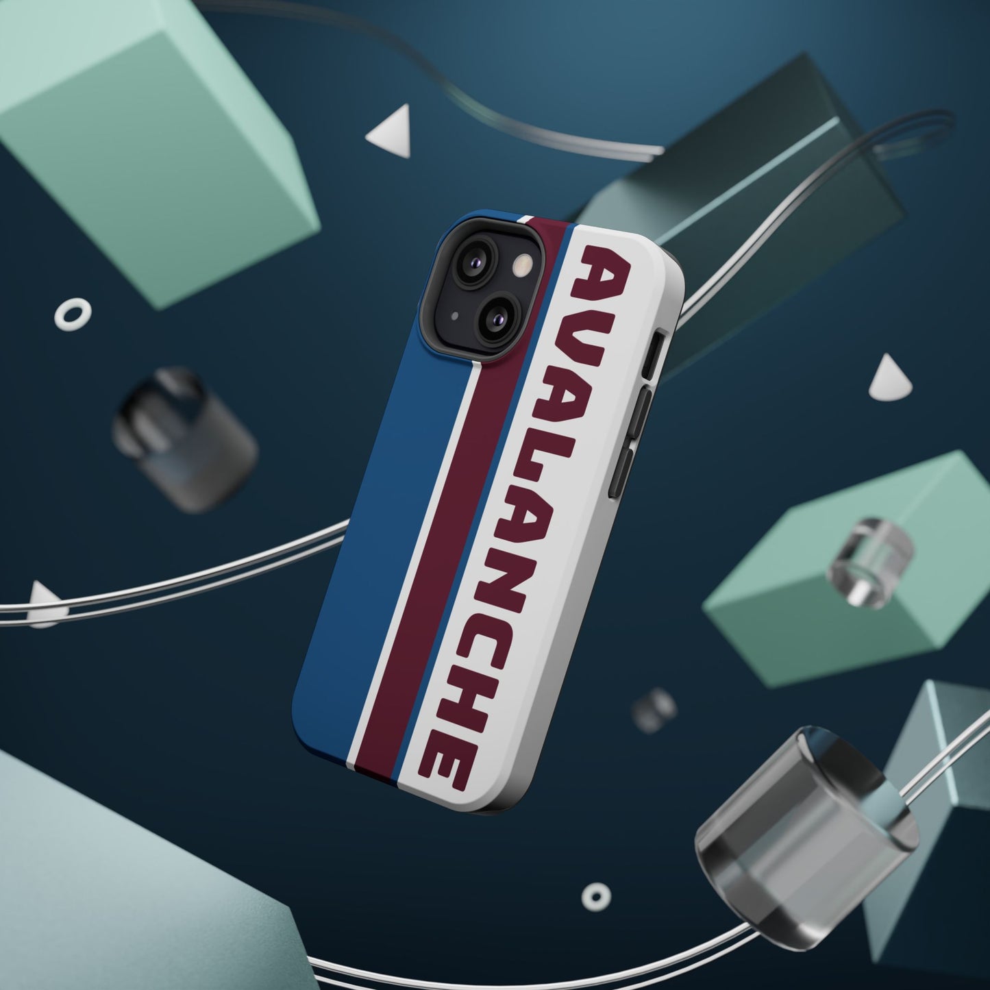 Avalanche Phone Case, Magnetic Phone Case, Retro Phone Case, Matte/Glossy Phone Case, Hockey Gifts