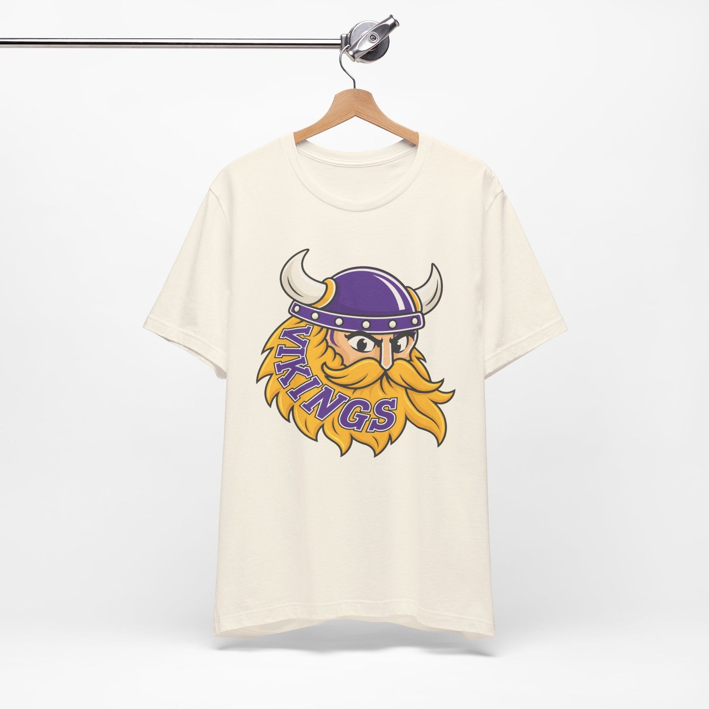 Vikings Mascot T-Shirt, Retro Vikings Graphic Tee, Football Shirt