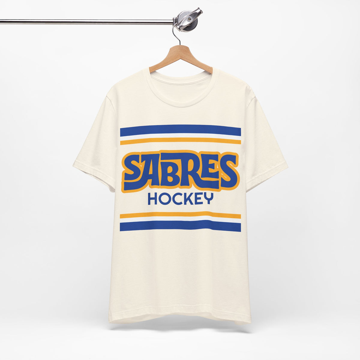 Retro Sabres Shirt, Vintage Striped Sabres Hockey T-Shirt