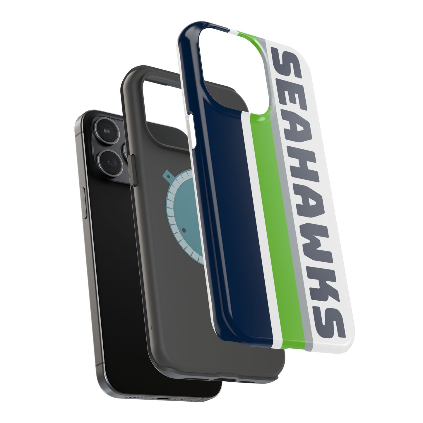 Seahawks Phone Case, Magnetic Phone Case, Retro Phone Case, Football Case for iPhone or Samsung