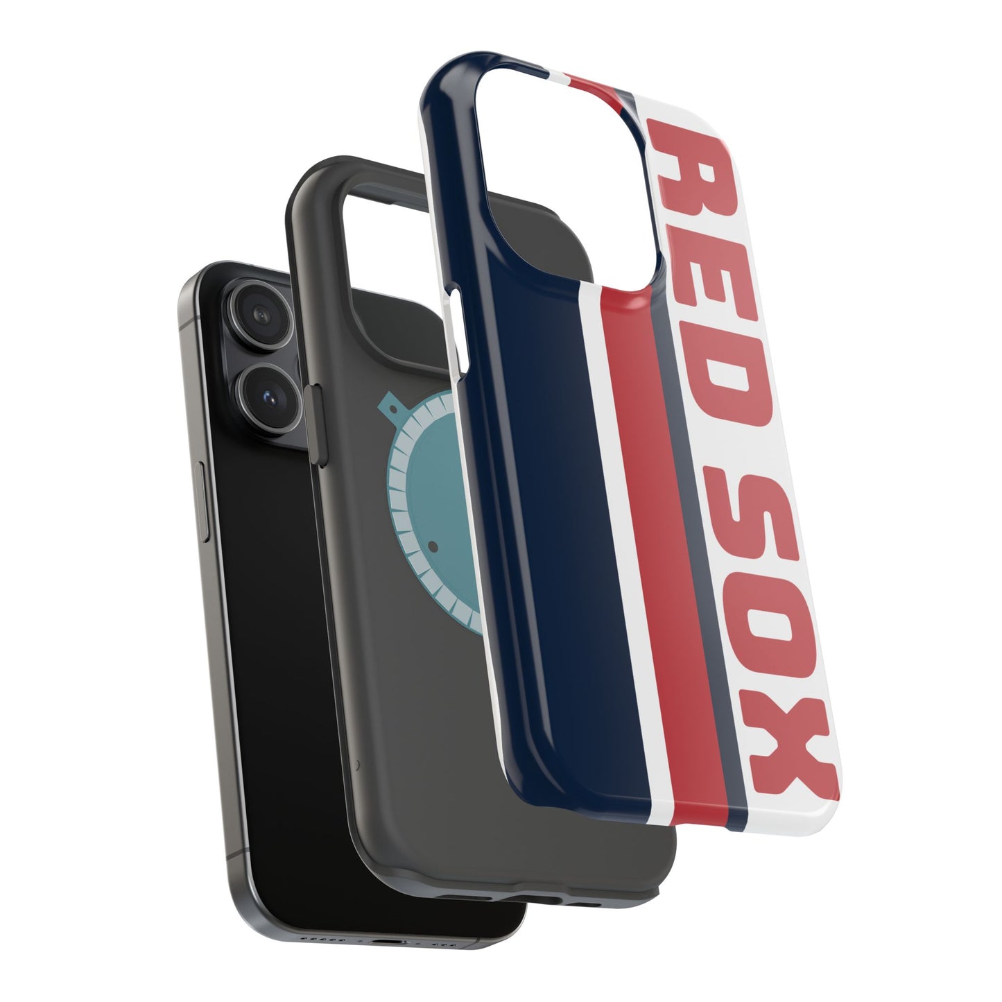 Red Sox Phone Case, Magnetic Phone Case, Retro Phone Case, Baseball Case for iPhone or Samsung