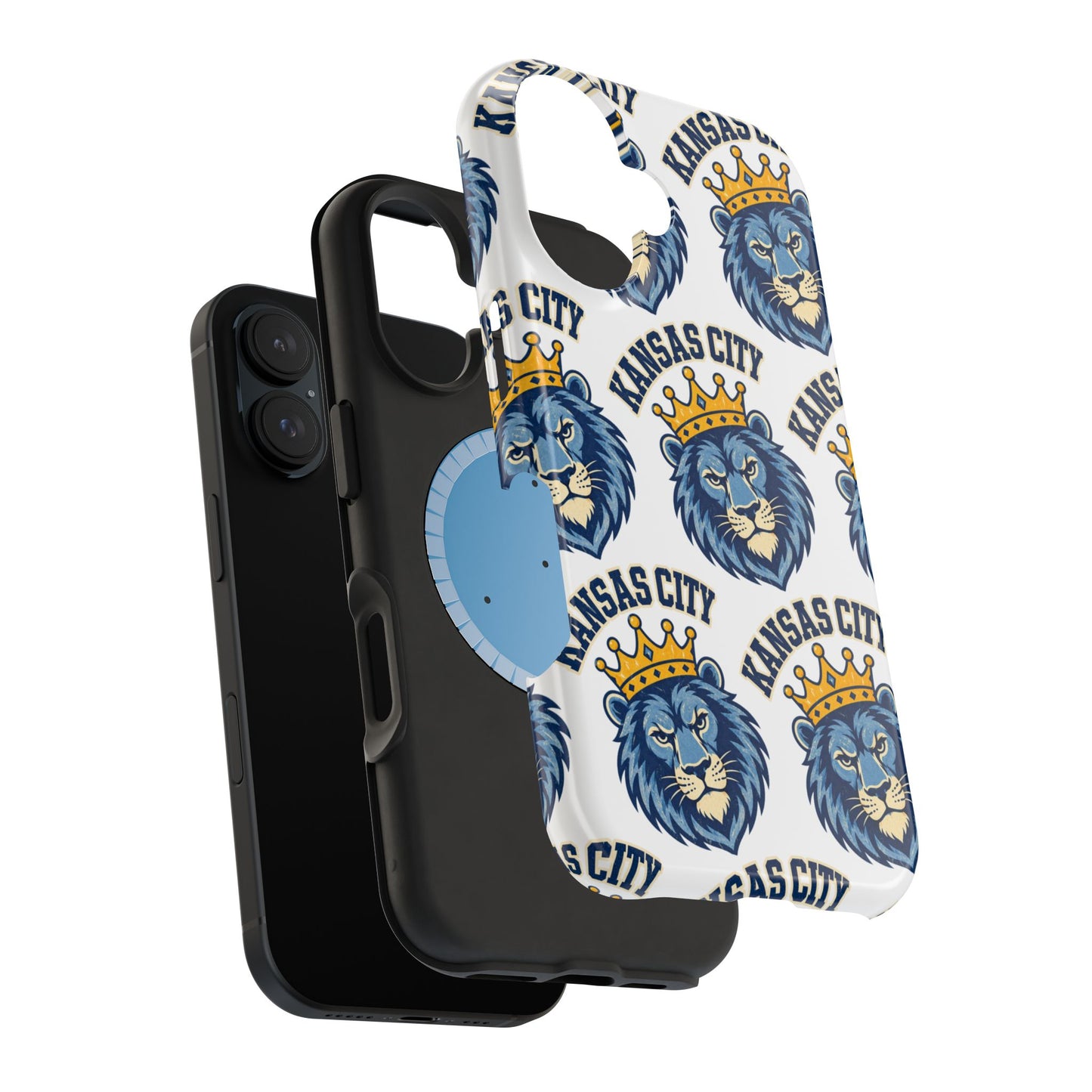 Lion Royals Pattern Phone Case, Magnetic Phone Case, Baseball Phone Case, Retro Phone Case