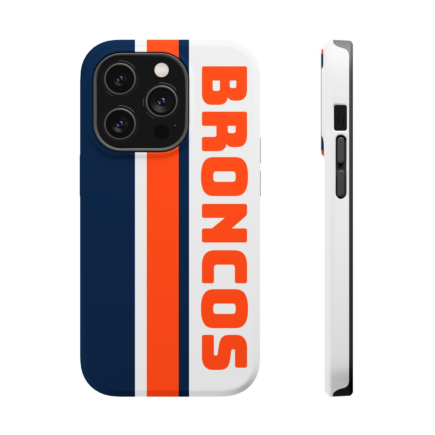 Broncos Phone Case, Magnetic Phone Case, Retro Phone Case, Baseball Case for iPhone or Samsung, Football Gifts