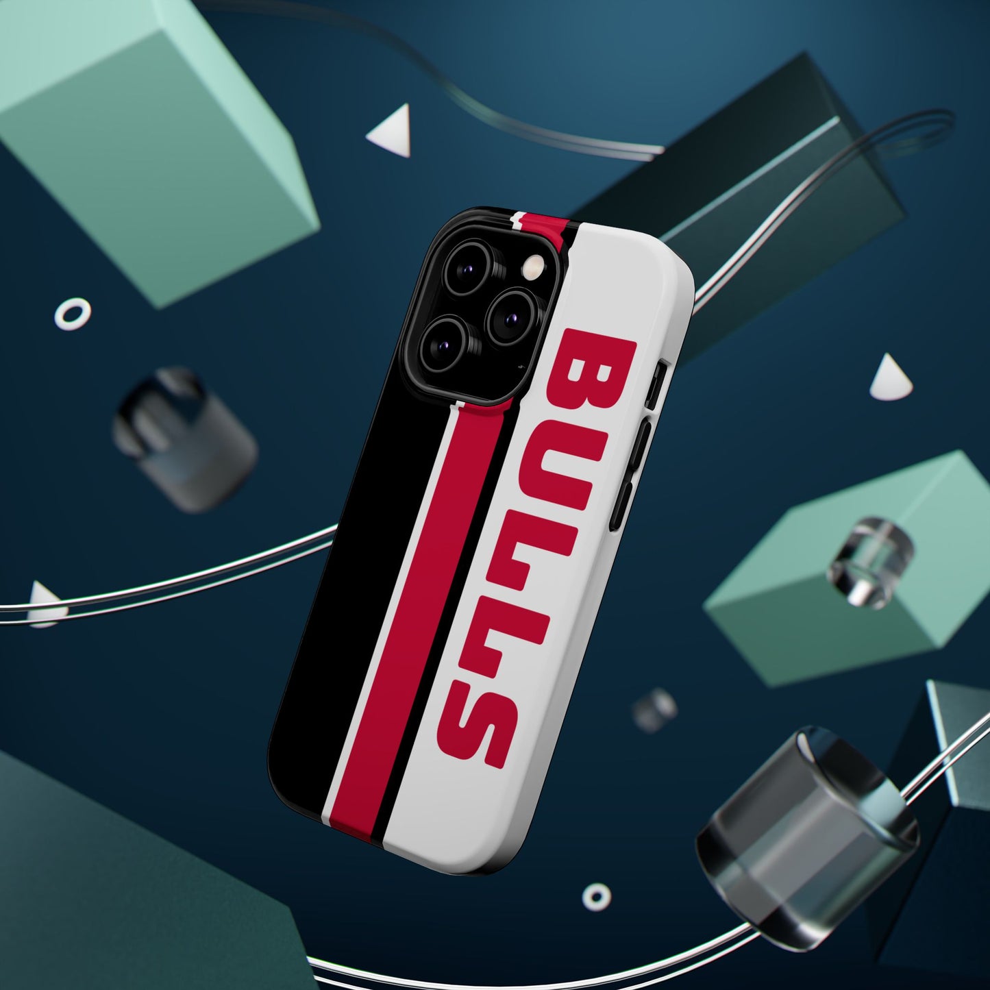 Bulls Phone Case, Magnetic Phone Case, Retro Phone Case