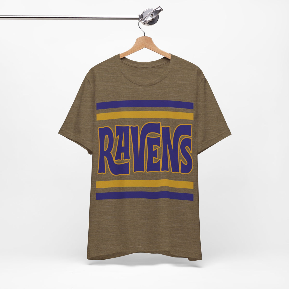 Ravens Football Tee, Retro Purple Ravens Shirt