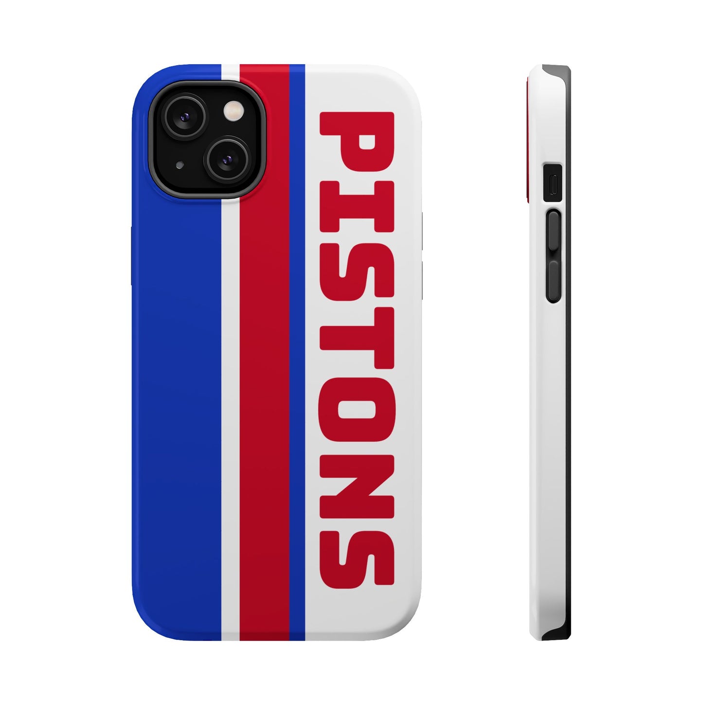Pistons Phone Case, Magnetic Phone Case, Retro Phone Case, Basketball Gifts