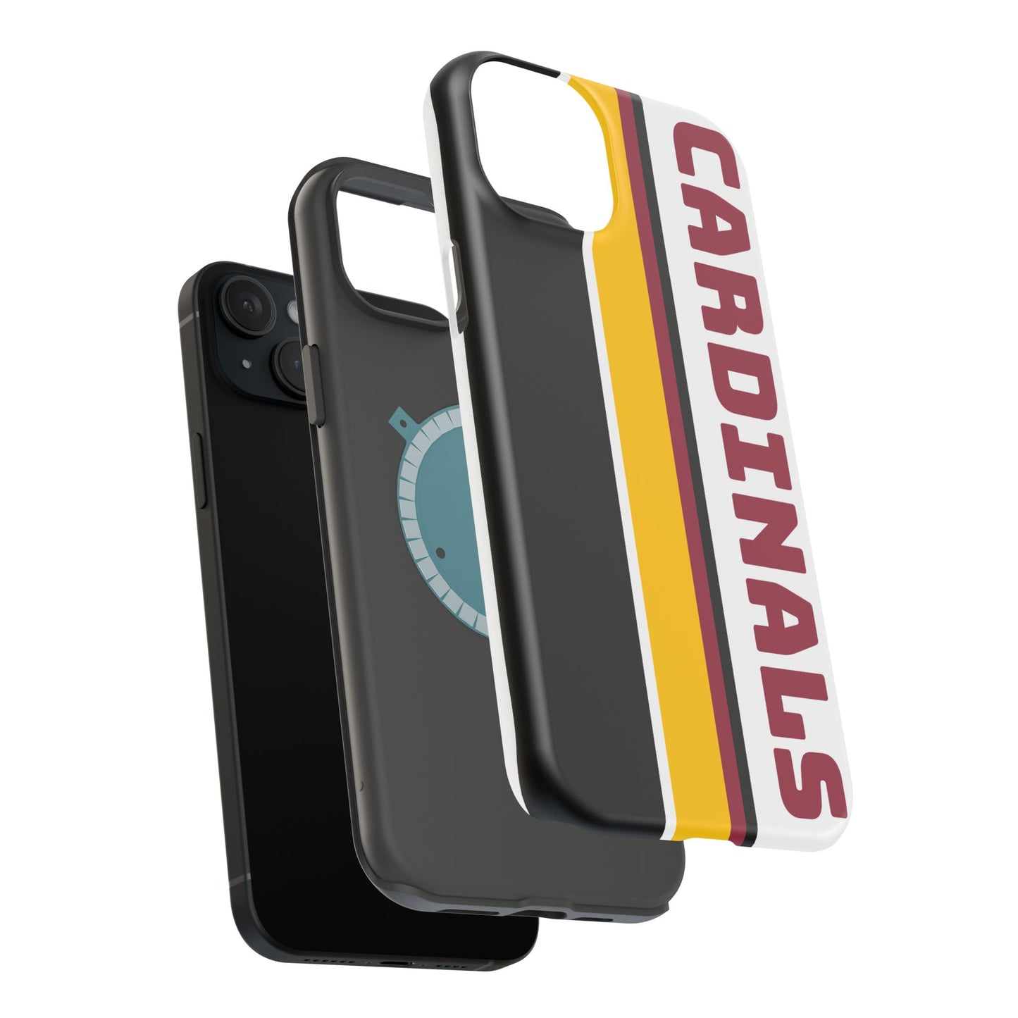 Cardinals Phone Case, Magnetic Phone Case, Retro Phone Case, Football Gifts