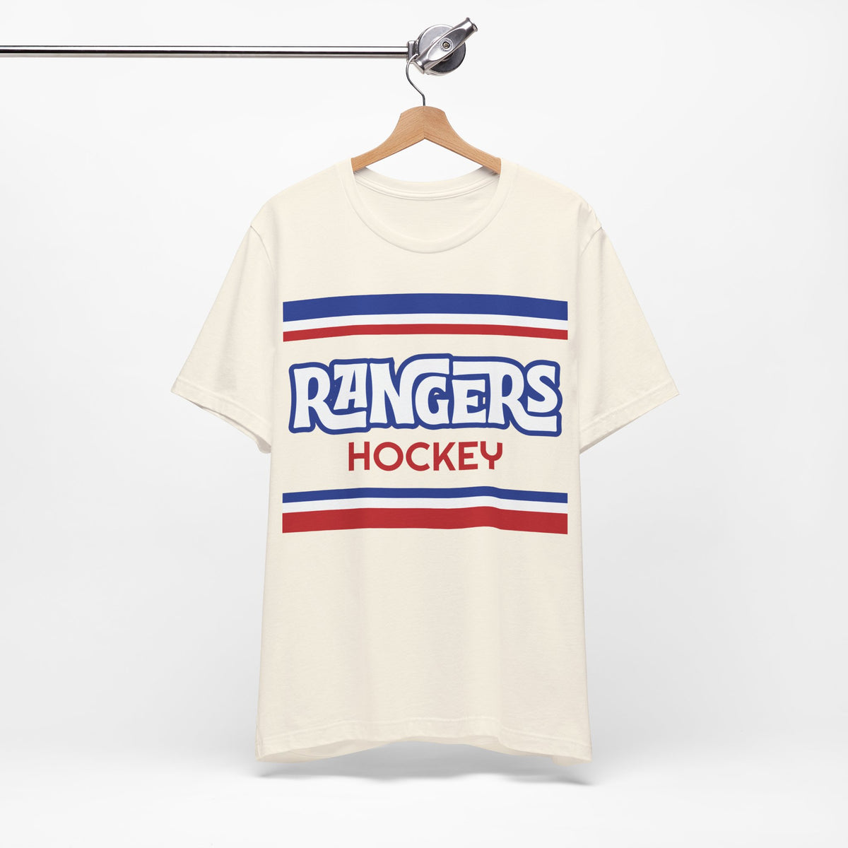 Retro Rangers Shirt, Vintage Striped Rangers Hockey T-Shirt
