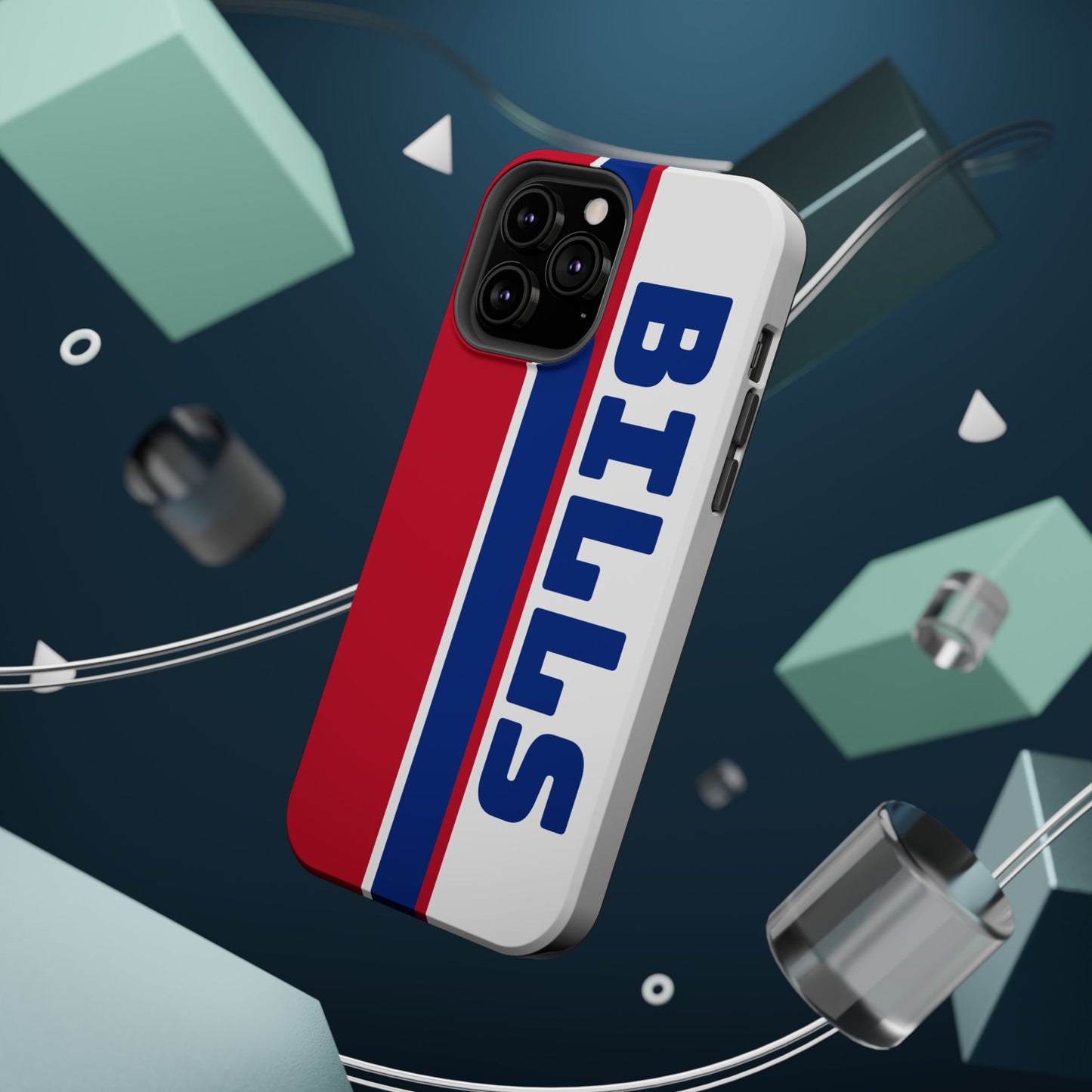 Bills Phone Case, Magnetic Phone Case, Retro Phone Case, Matte/Glossy Phone Case, Football Gifts