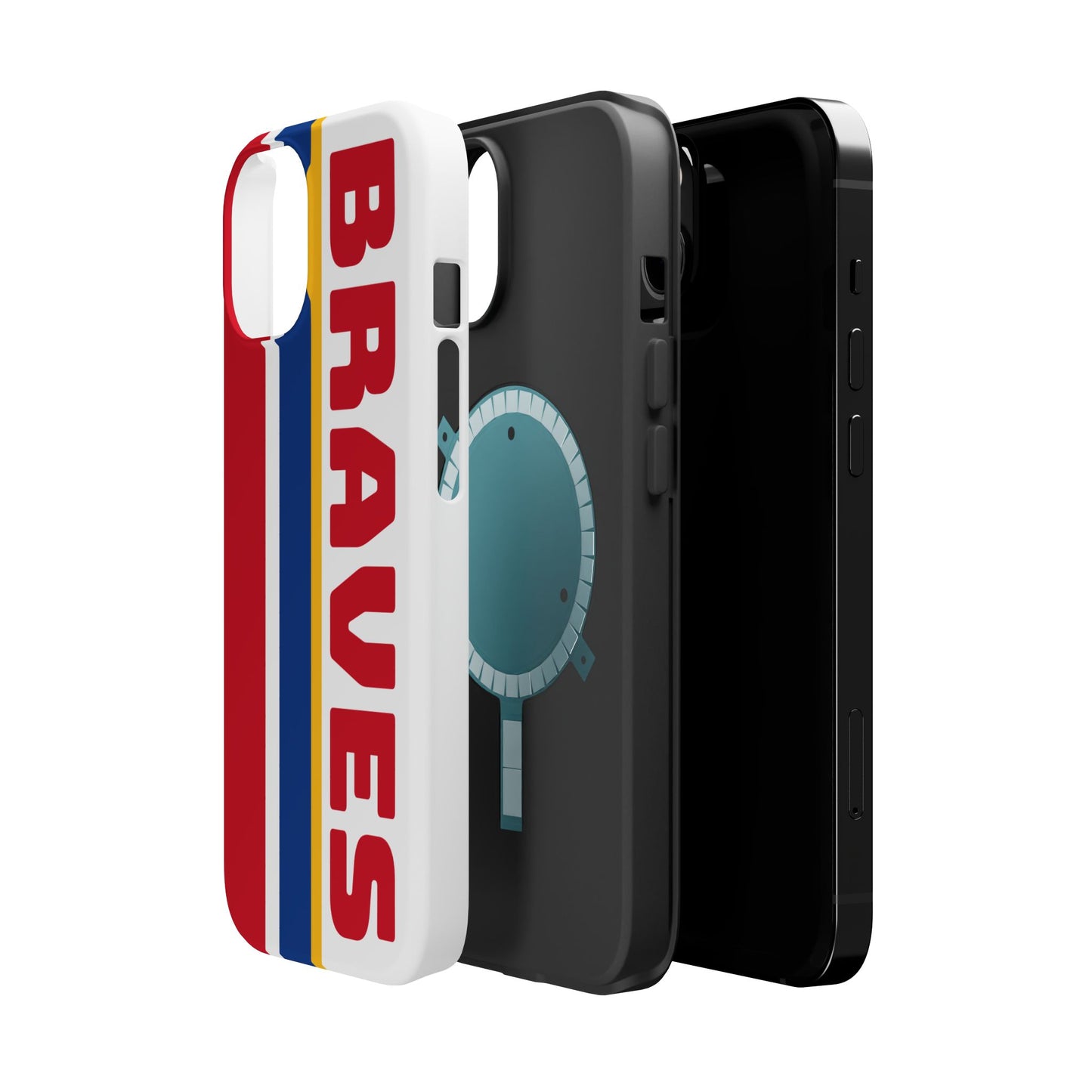 Braves Phone Case, Magnetic Phone Case, Baseball Phone Case, Retro Phone Case