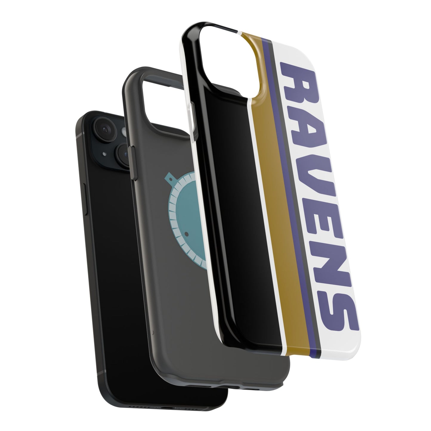 Ravens Phone Case, Magnetic Phone Case, Retro Phone Case, Football Gifts