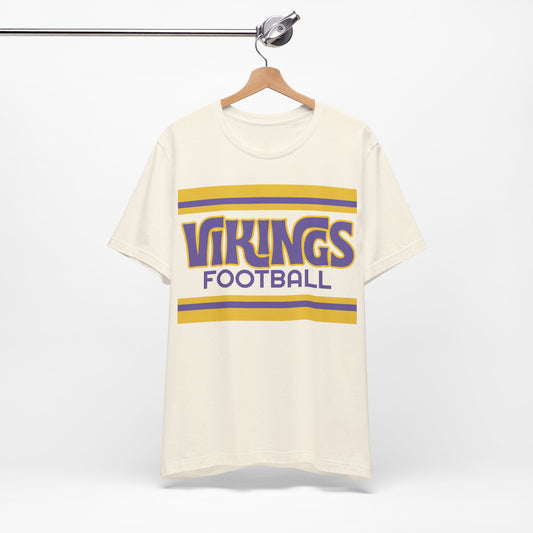 Vikings Football Tee, Retro Vikings Shirt