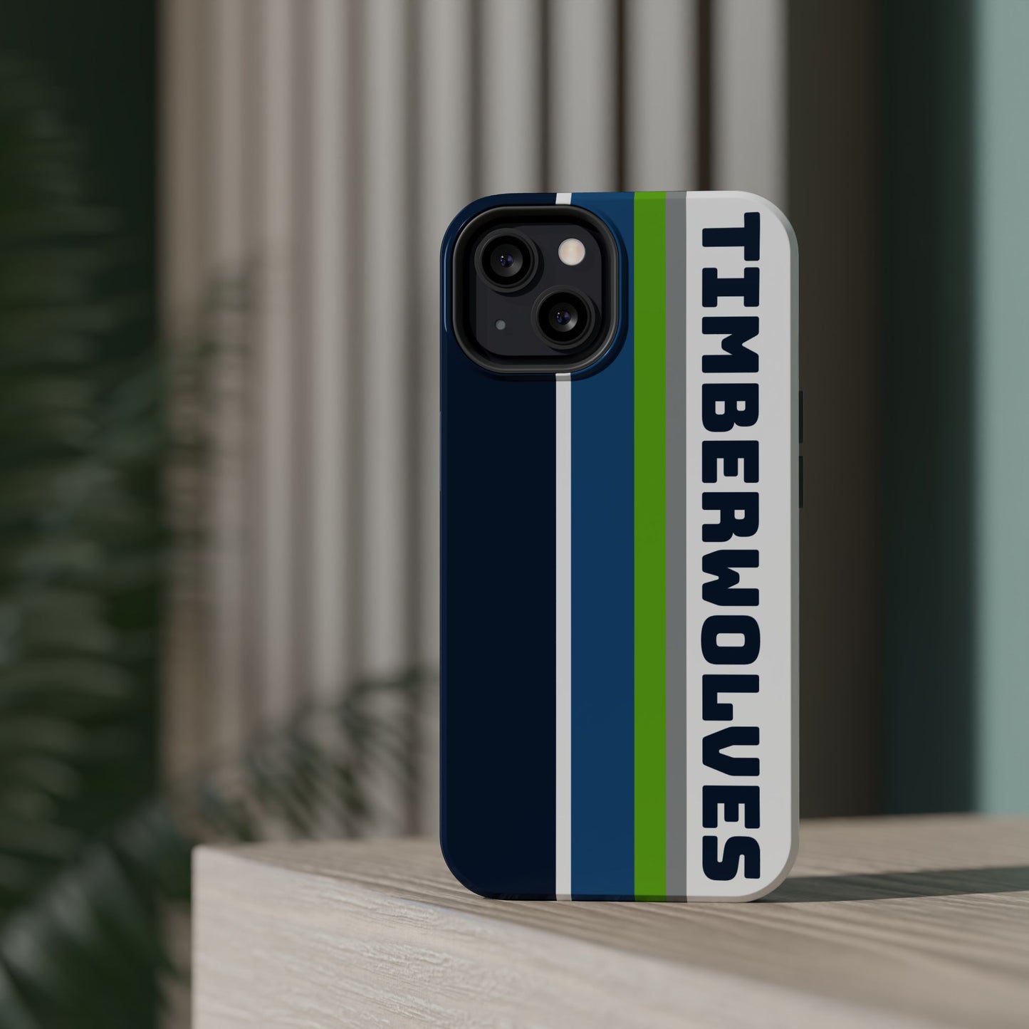 Timberwolves Phone Case, Magnetic Phone Case, Retro Phone Case, Basketball Gifts