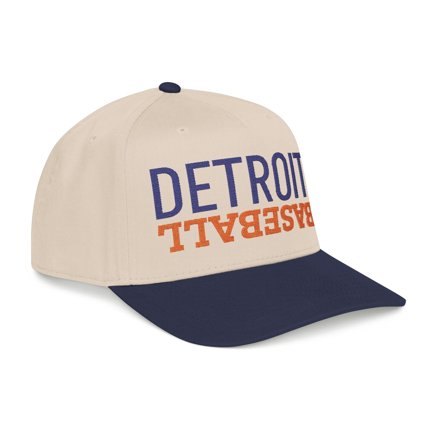Embroidered Detroit Baseball Hat, Mid Profile Baseball Cap, Sports Gifts