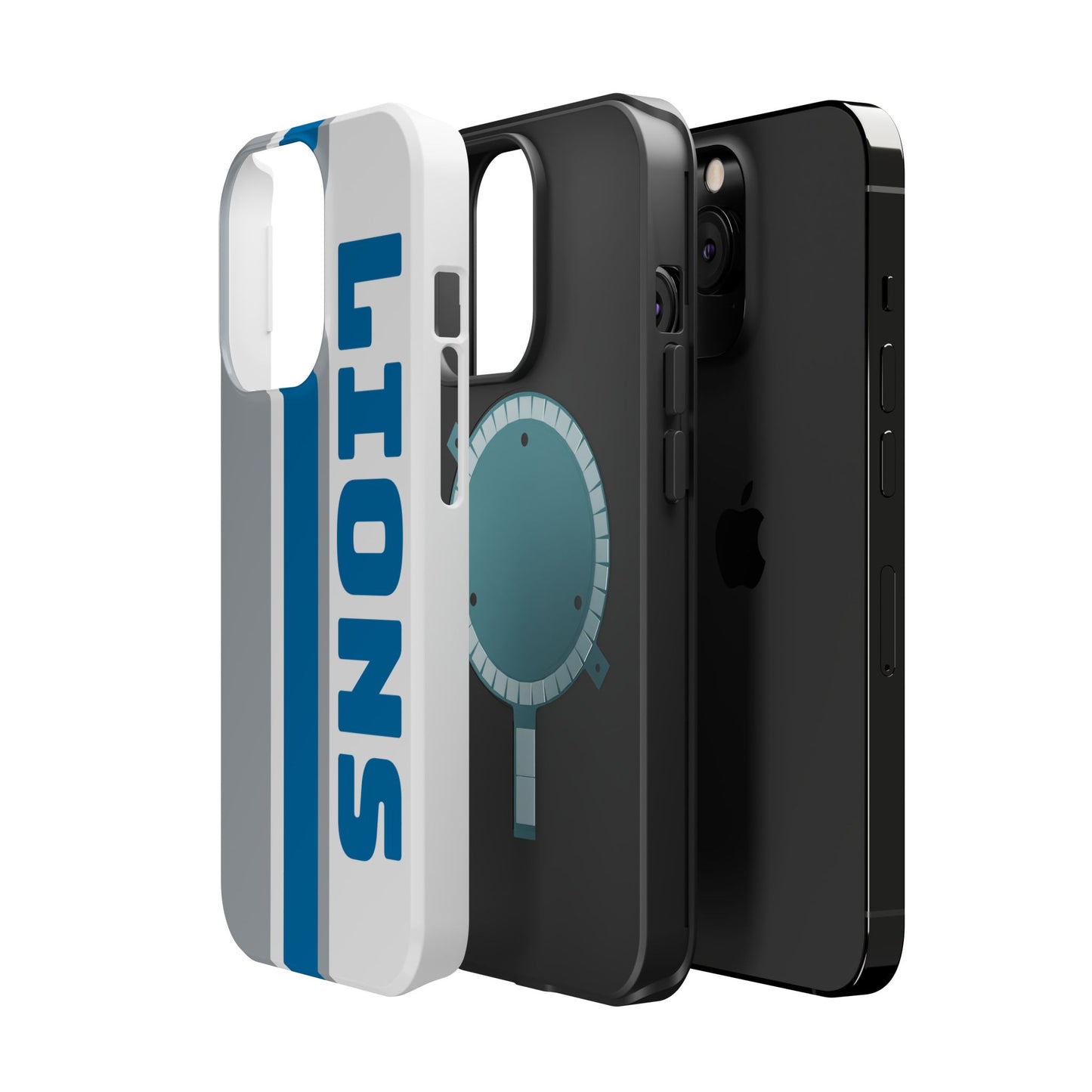 Lions Phone Case, Magnetic Phone Case, Retro Phone Case, Football Gifts